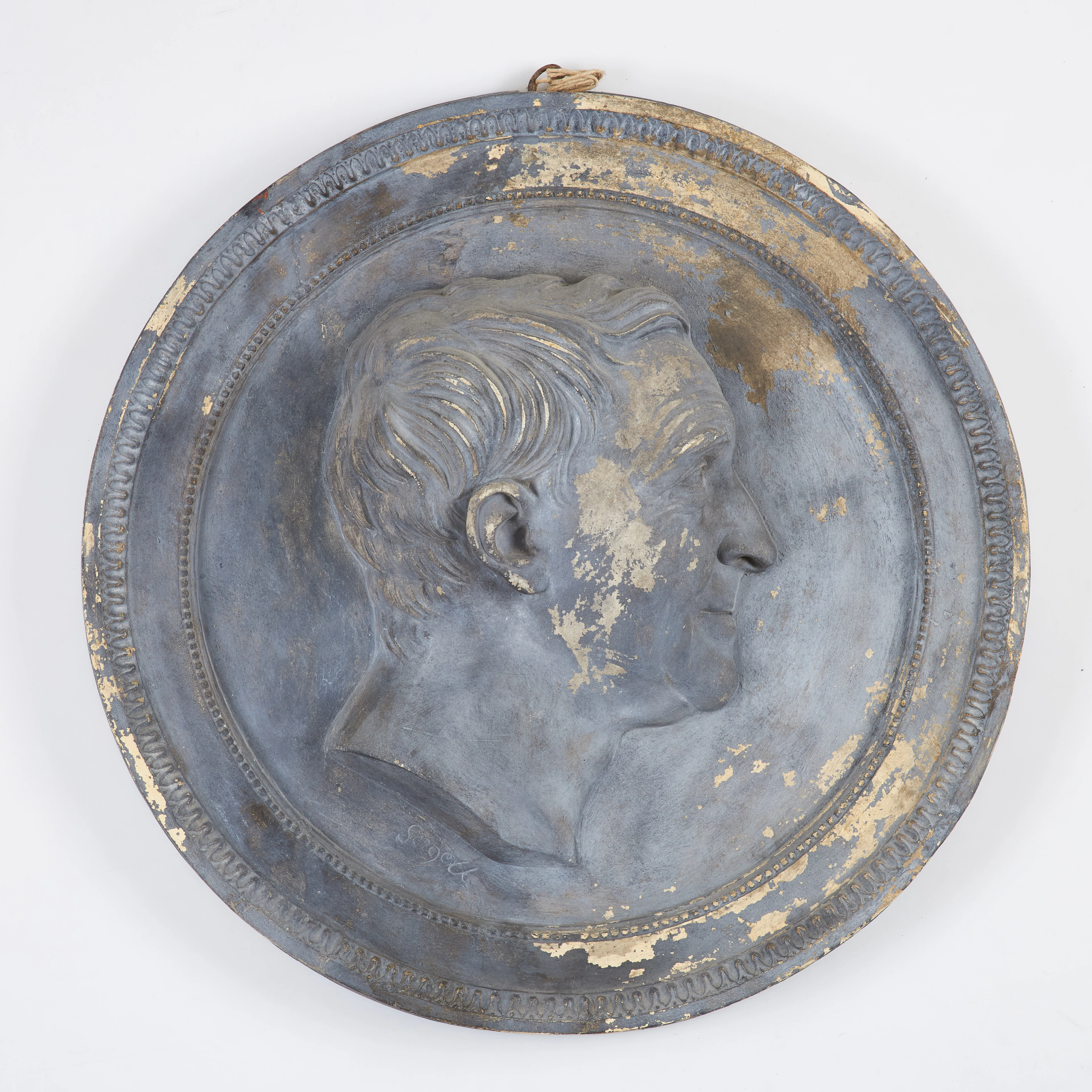 JOHAN TOBIAS SERGEL. TILLSKRIVEN. Porträttmedaljong, föreställande