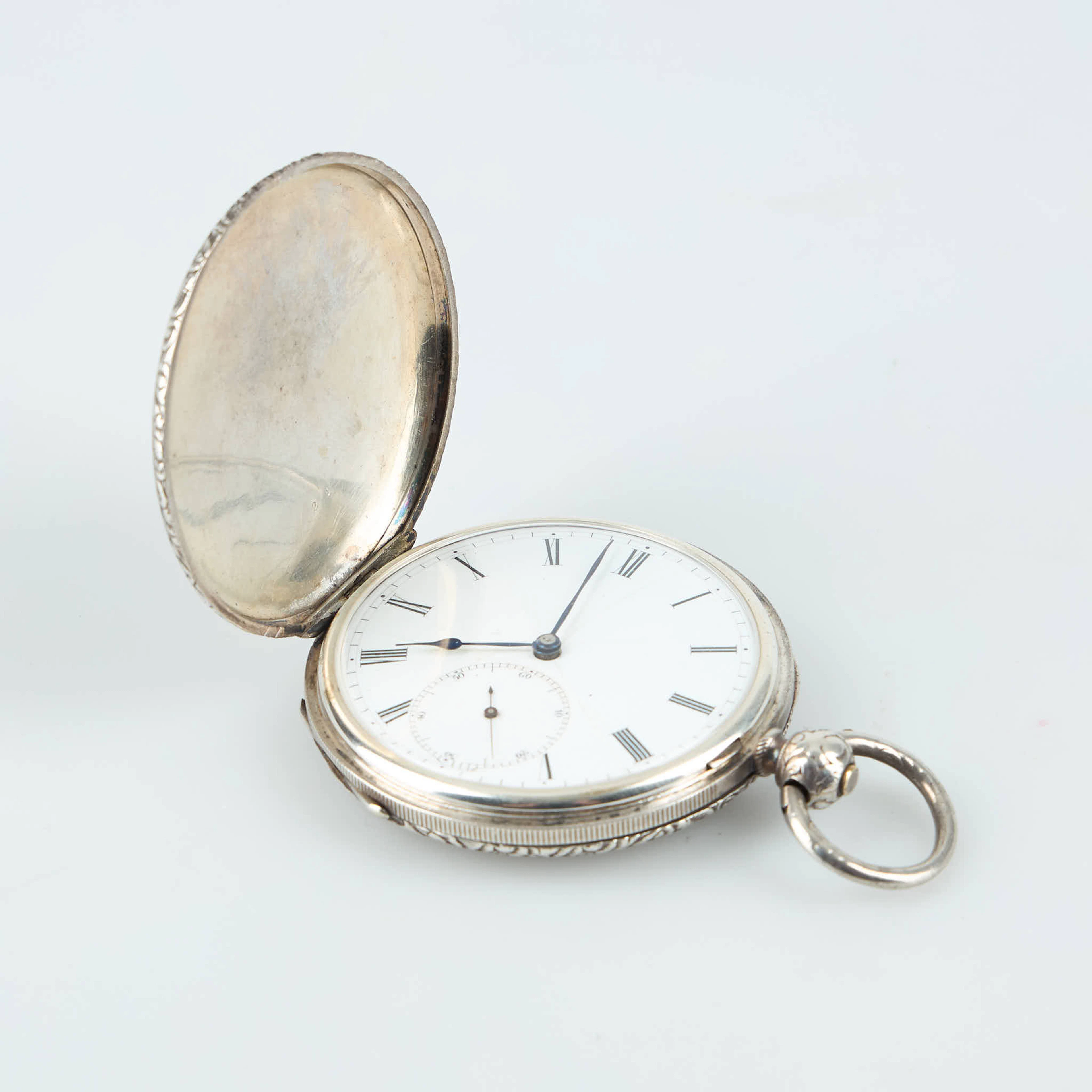 FICKUR, Tobias, ett savonettur med Lépine-verk, silver, 52mm, ankargång