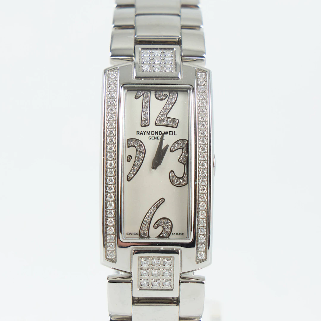 RAYMOND WEIL, Shine Collection, armbandsur, diamanter, 19 x 44 mm, quartz.