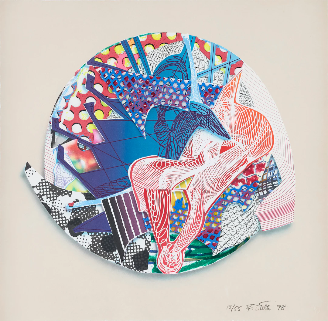 FRANK STELLA. "Roncador" from "Imaginary Places III".
