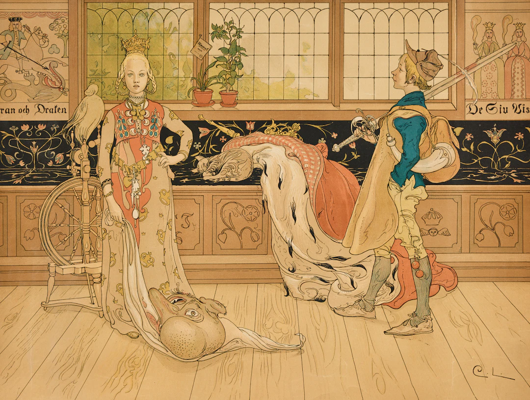 CARL LARSSON. "Sankt Göran".