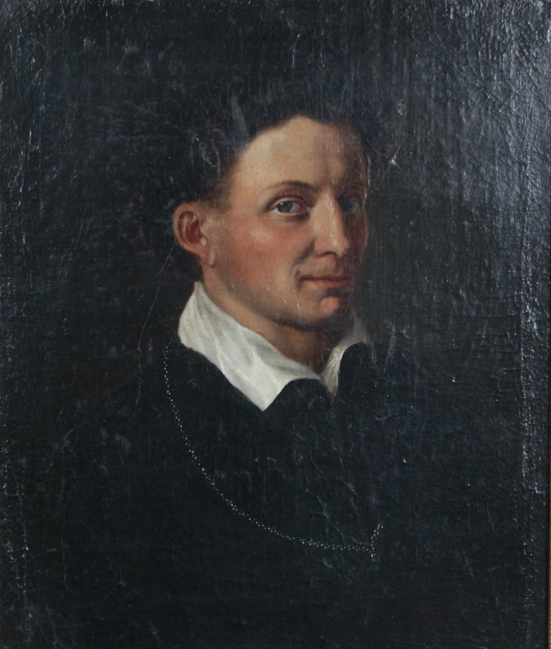 JOHANN PHILIPP HEINEL (1800-1843). Öl auf Leinwand, '' Portrait eines