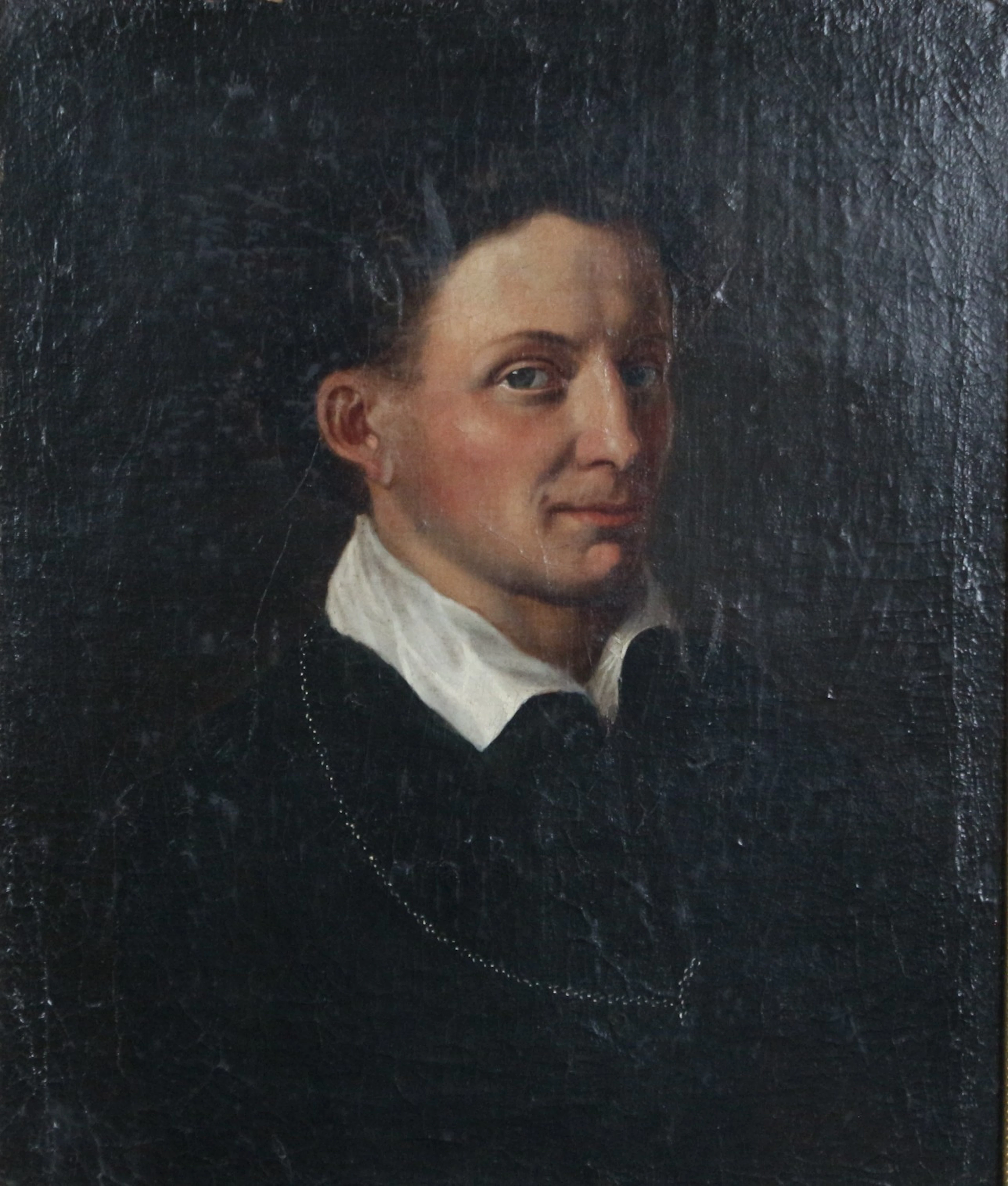 JOHANN PHILIPP HEINEL (1800-1843). Öl auf Leinwand, '' Portrait eines