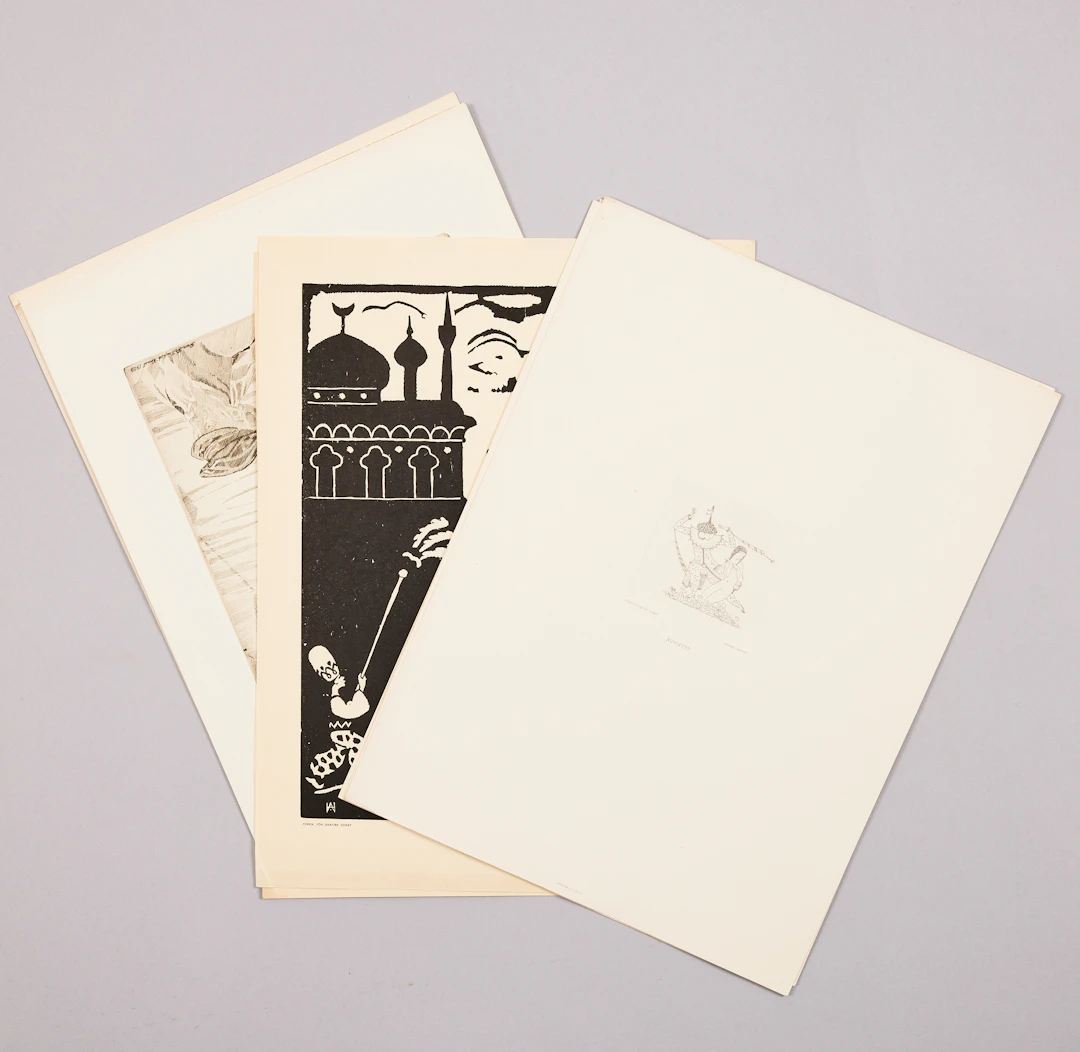 FÖRENINGEN FÖR GRAFISK KONST, ur portföljen 1923 och 1924, Alla signerade