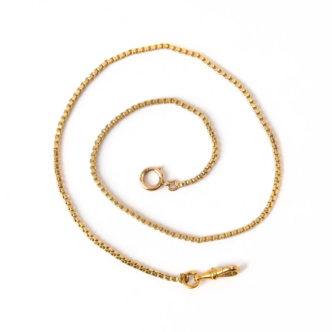 FICKURSKEDJA. 14K guld.