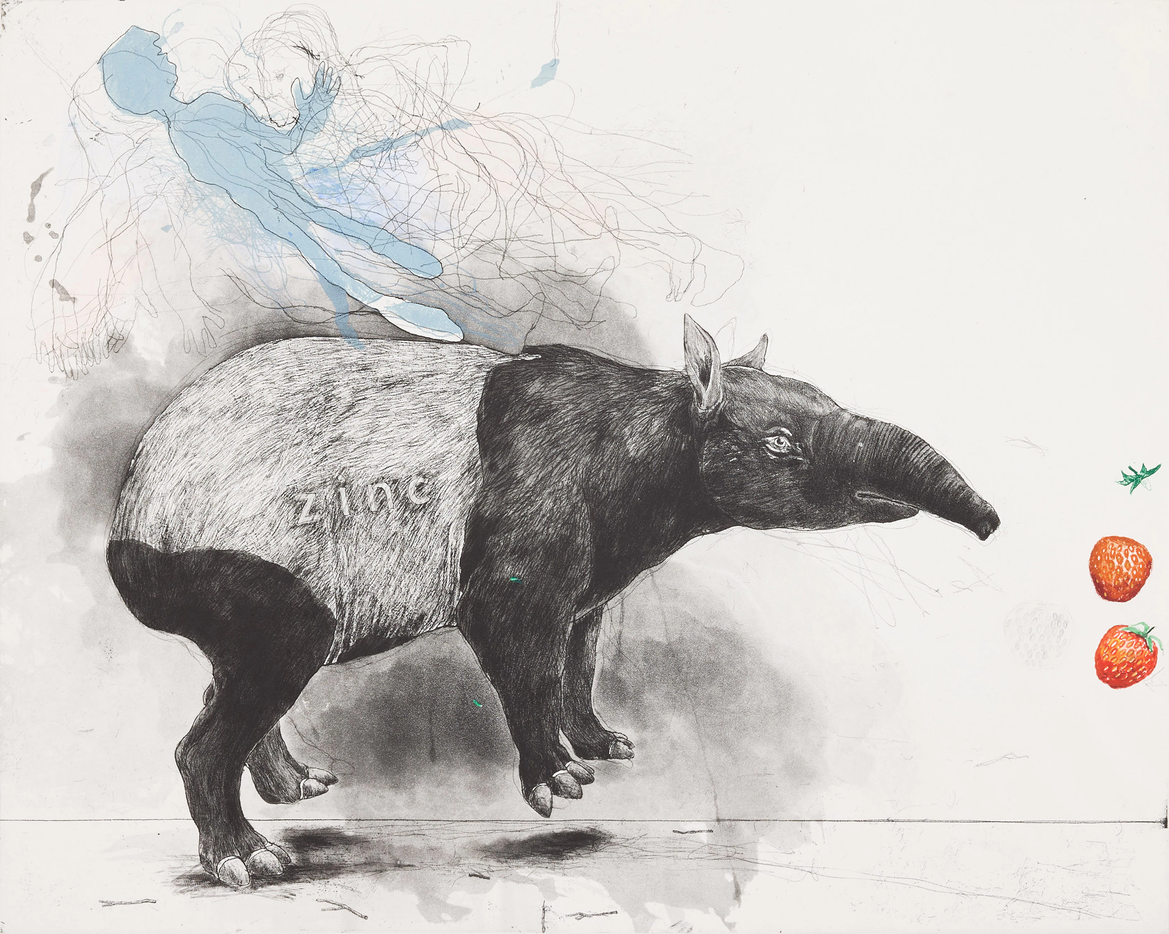 PG THELANDER. "Tapir och jordgubbar".