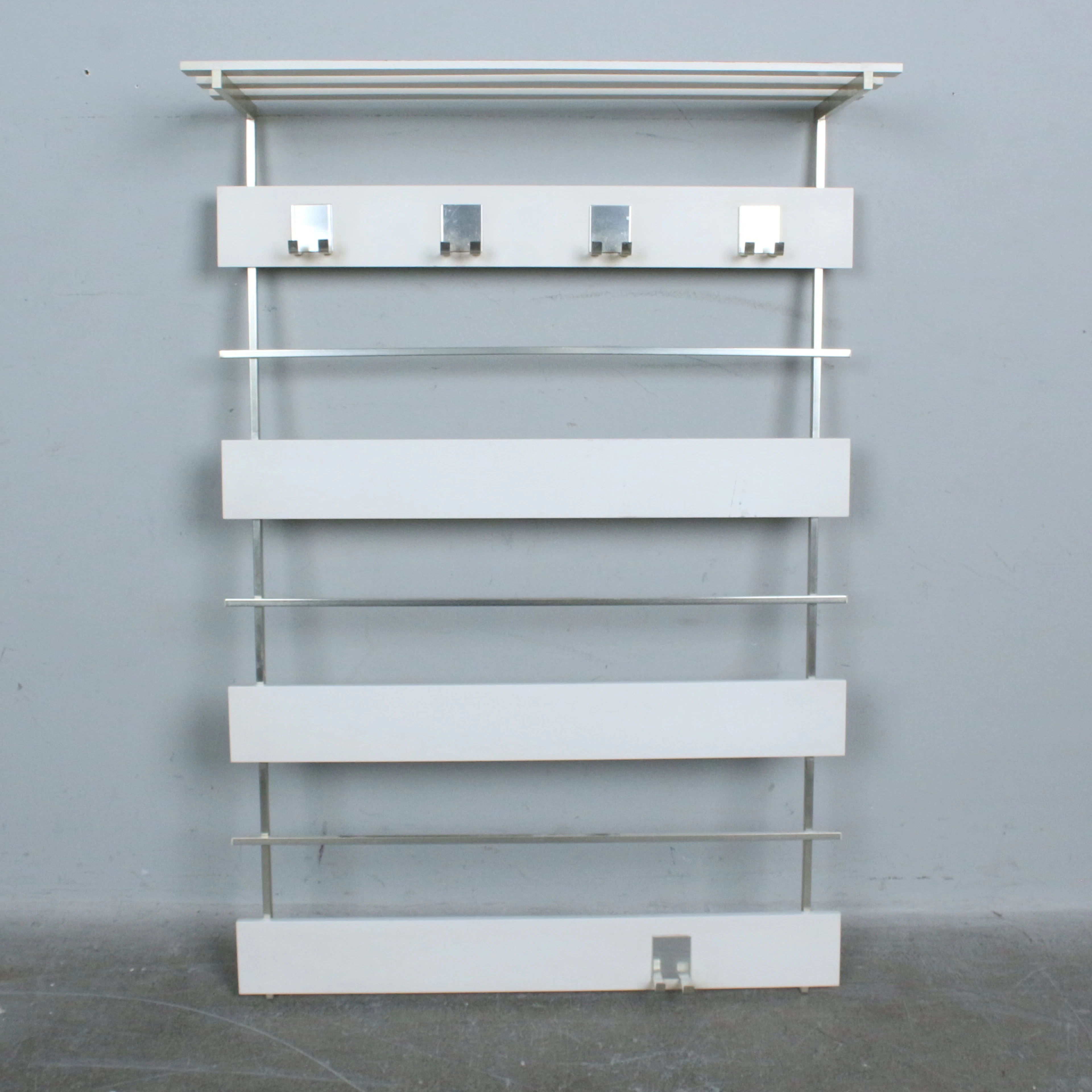 Wandgarderobe der 1960er.