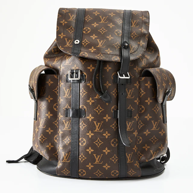 LOUIS VUITTON, "Christopher", ryggsäck, canvas med monogrammönster
