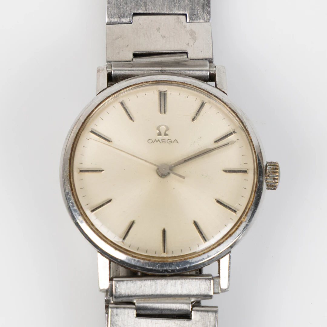 OMEGA, armbandsur, 34 mm, stål, ca 1965.