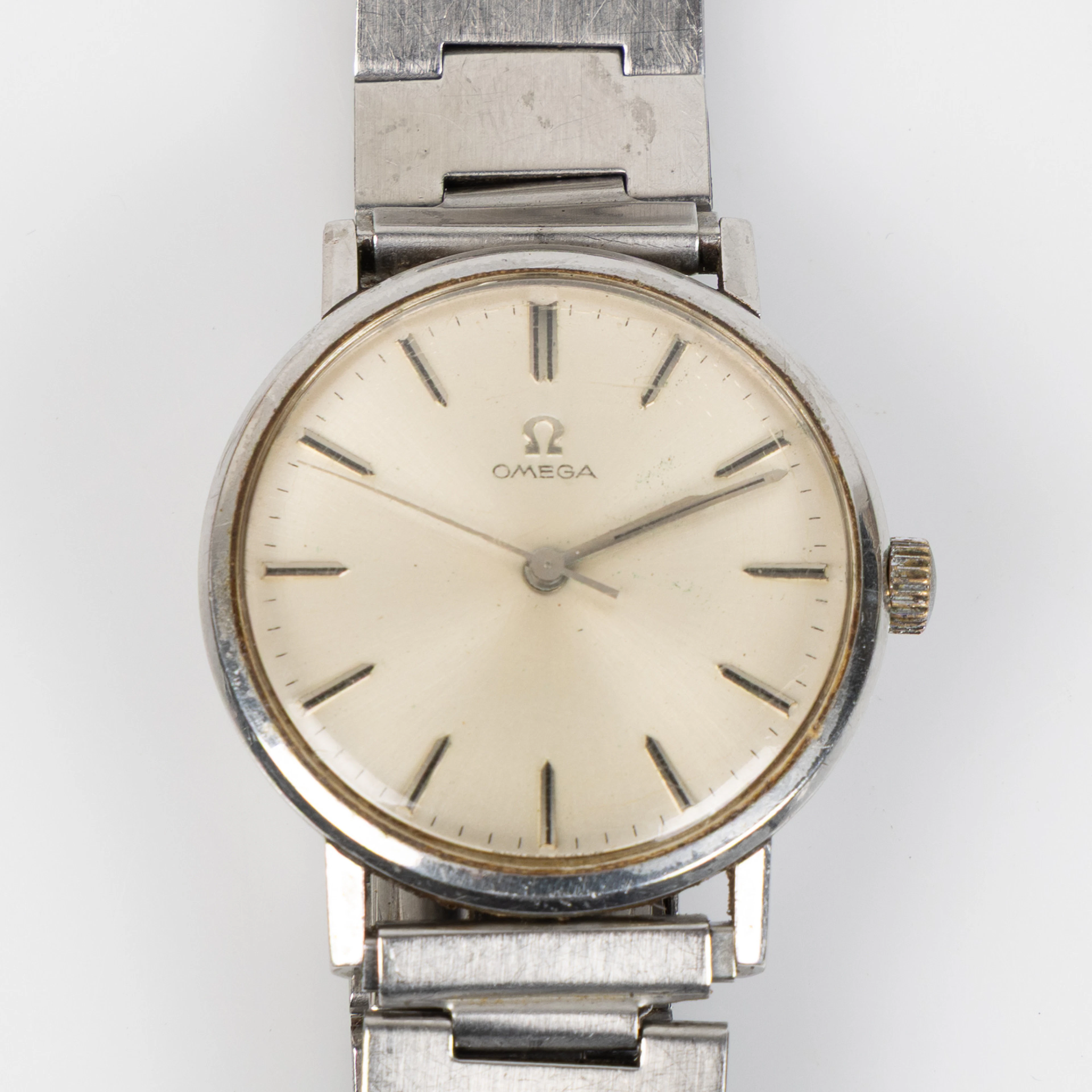 OMEGA, armbandsur, 34 mm, stål, ca 1965.