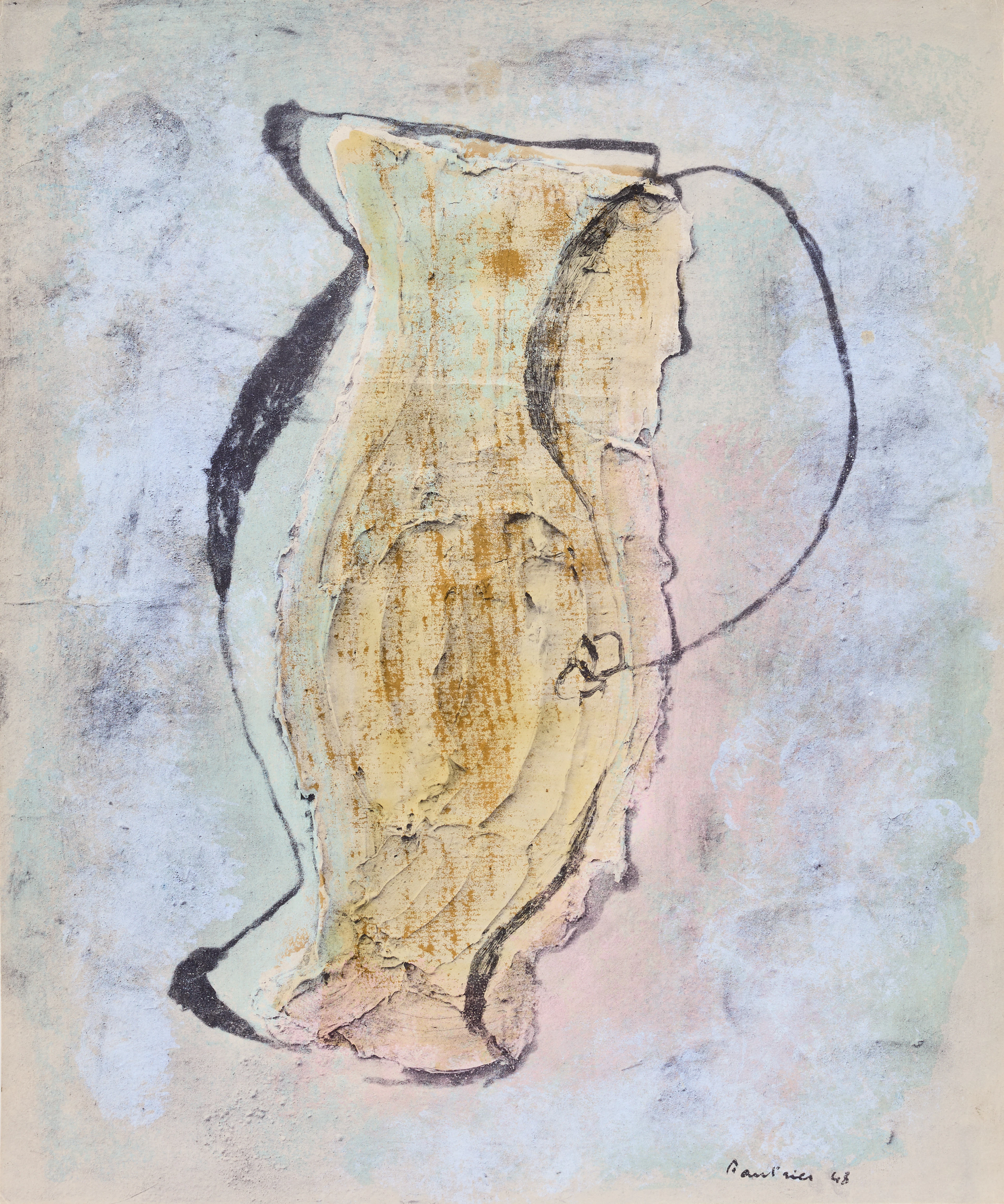 JEAN FAUTRIER. "La cruche blanche".