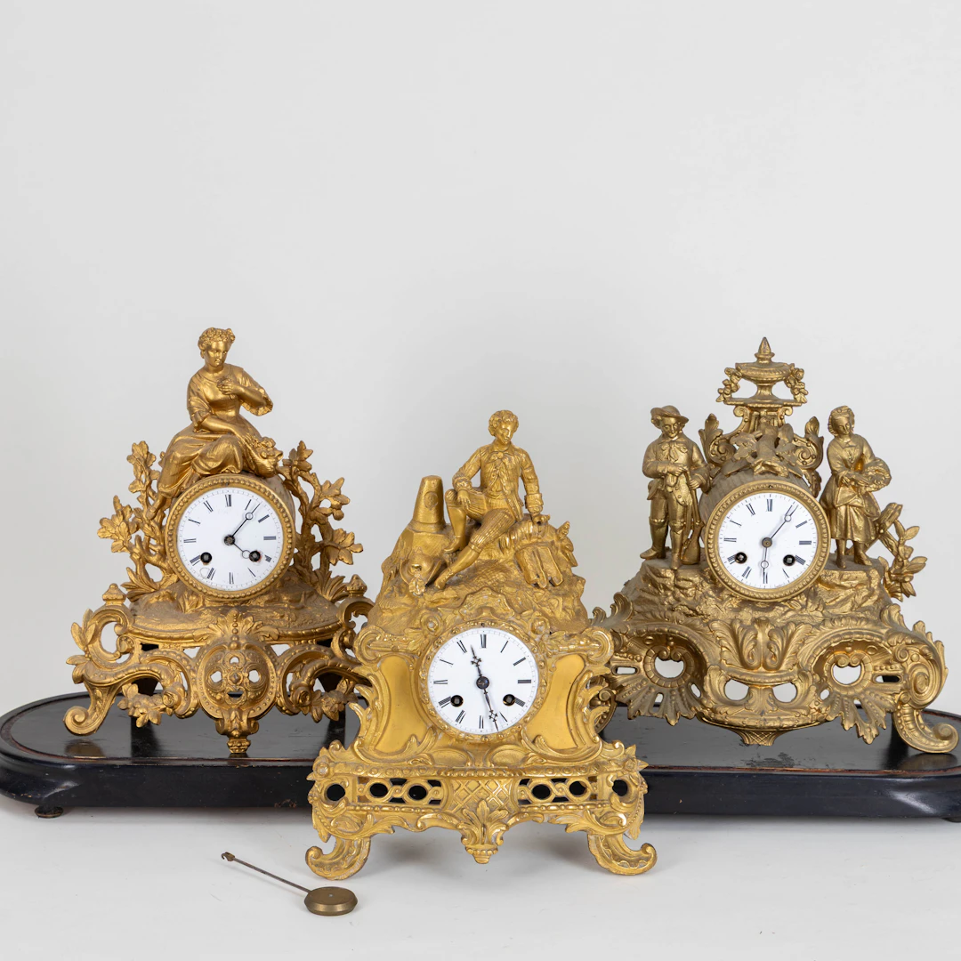 Drei Pendulen, Frankreich, 19. Jh. /Anfang 20. Jh. (3).