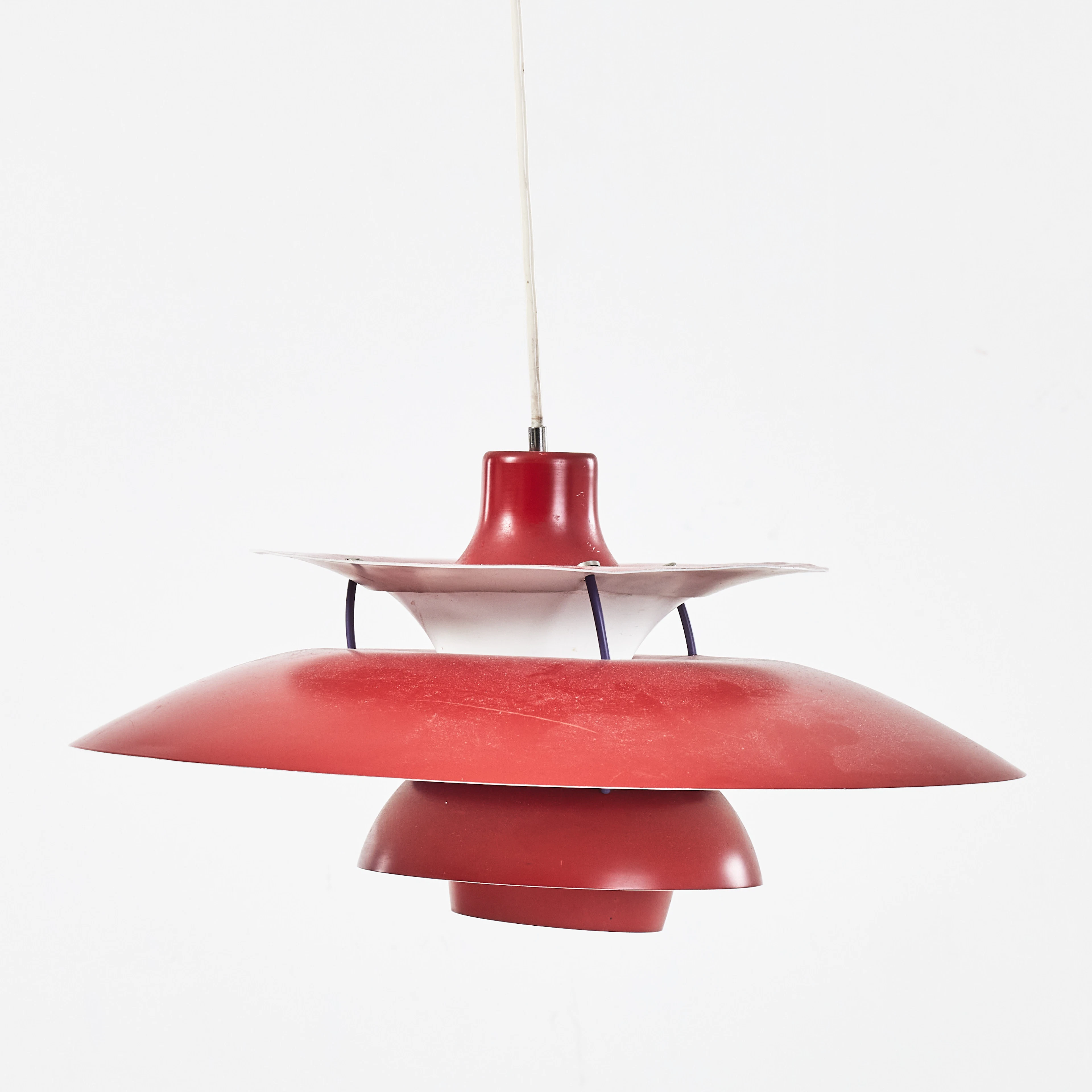 POUL HENNINGSEN. Taklampa, PH5, Louis Poulsen, Danmark.