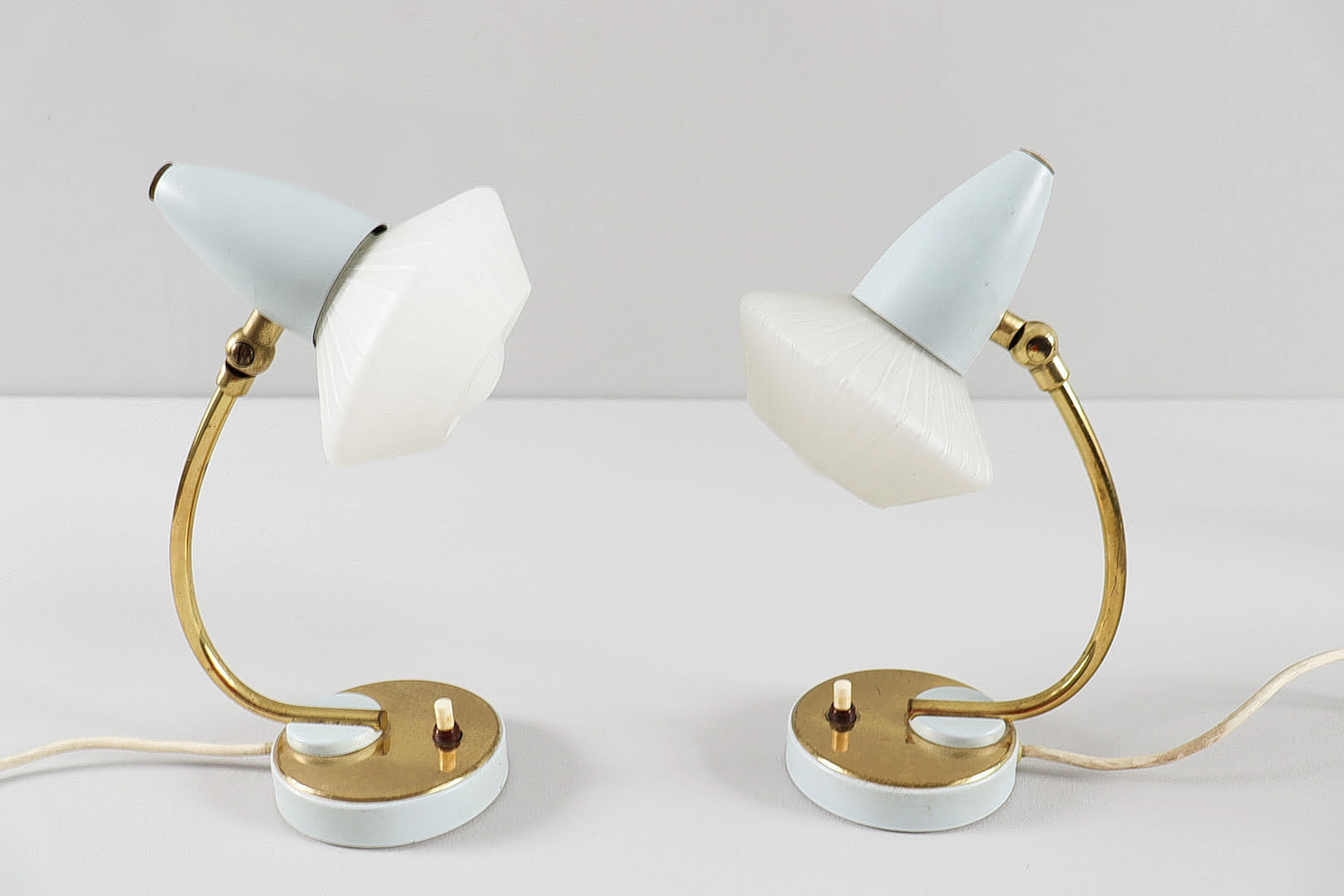 Mid Century Tischlampen/Tischleuchten, Frankreich, 1960er Jahre.