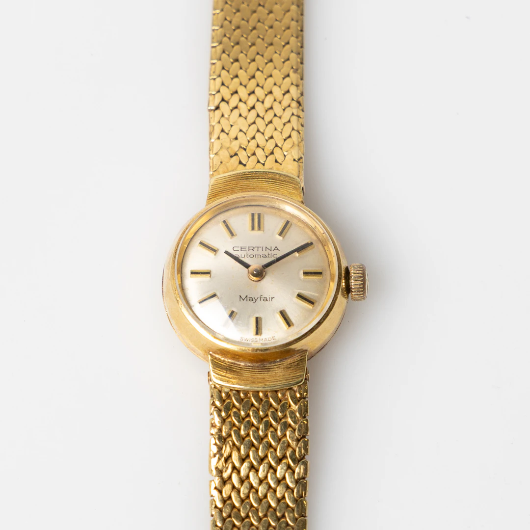 CERTINA, armbandsur, 18 mm, 18K guld, ca 1968.