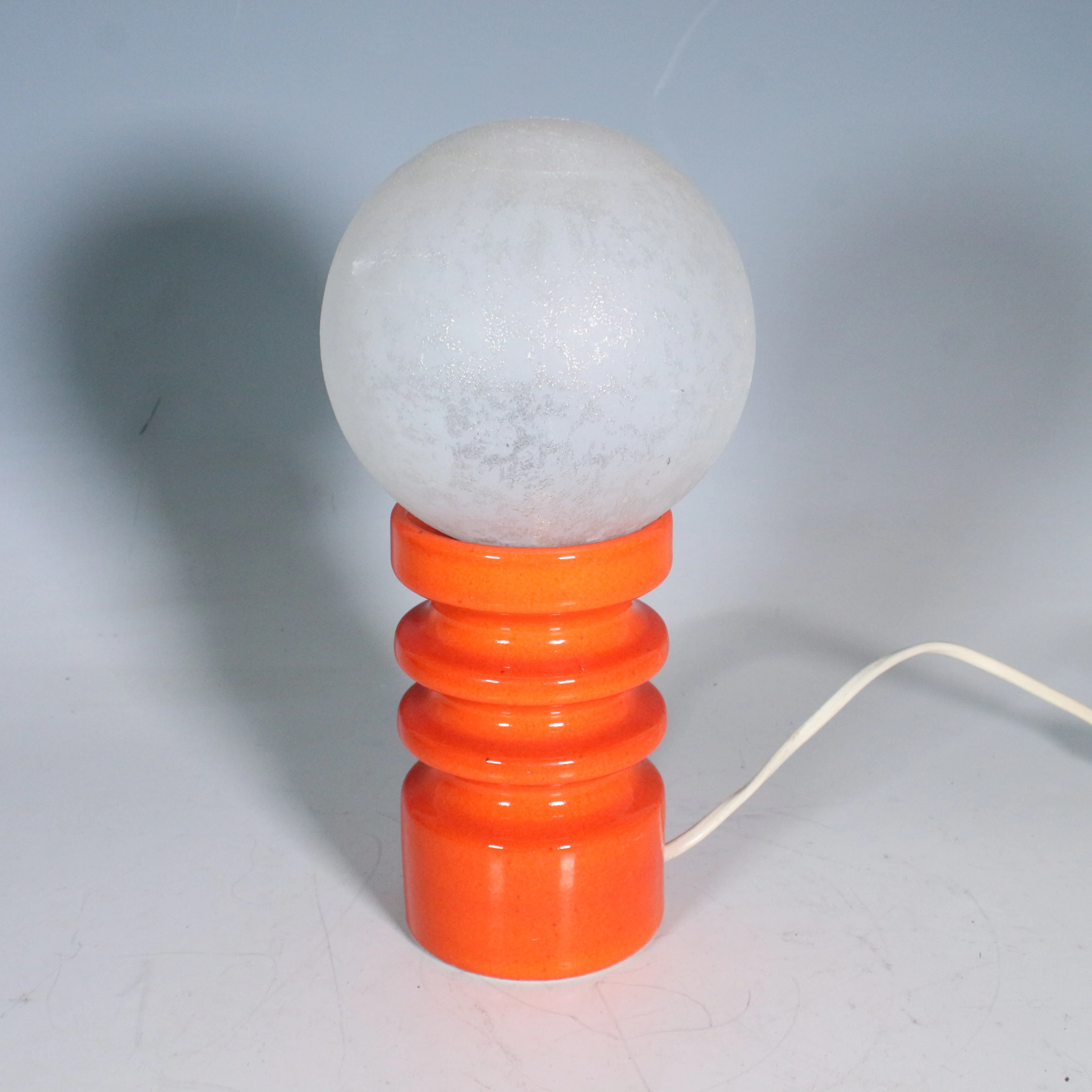 STEUER KERAMIK. Space Age Keramiktischlampe der 1970er, Deutschland.