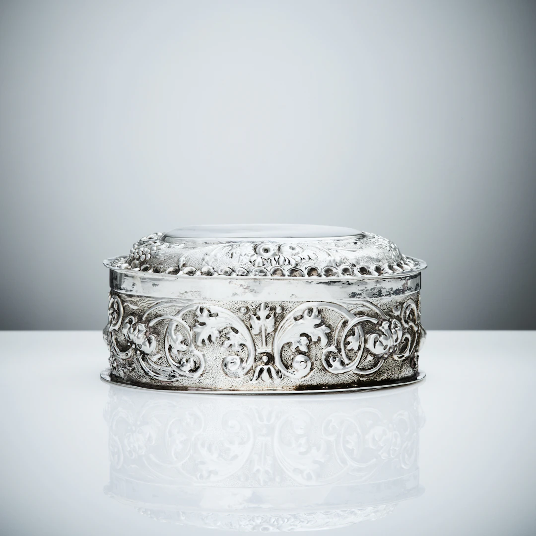 ABRAHAM WIRGMAN. Ask, silver, Göteborg 1708. Barock.