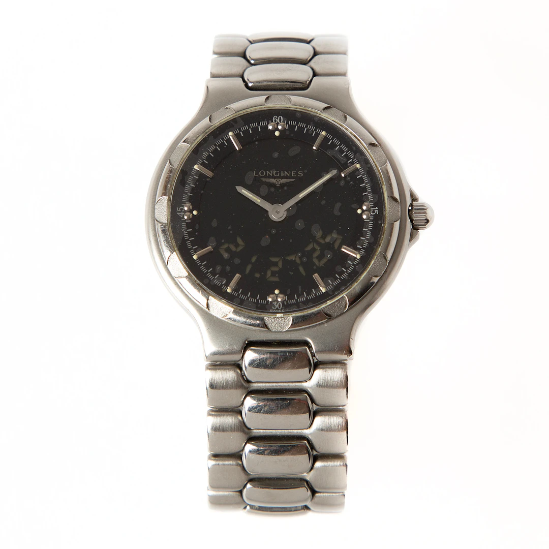 LONGINES, Conquest, armbandsur, 37 mm, stål, 1990-tal.