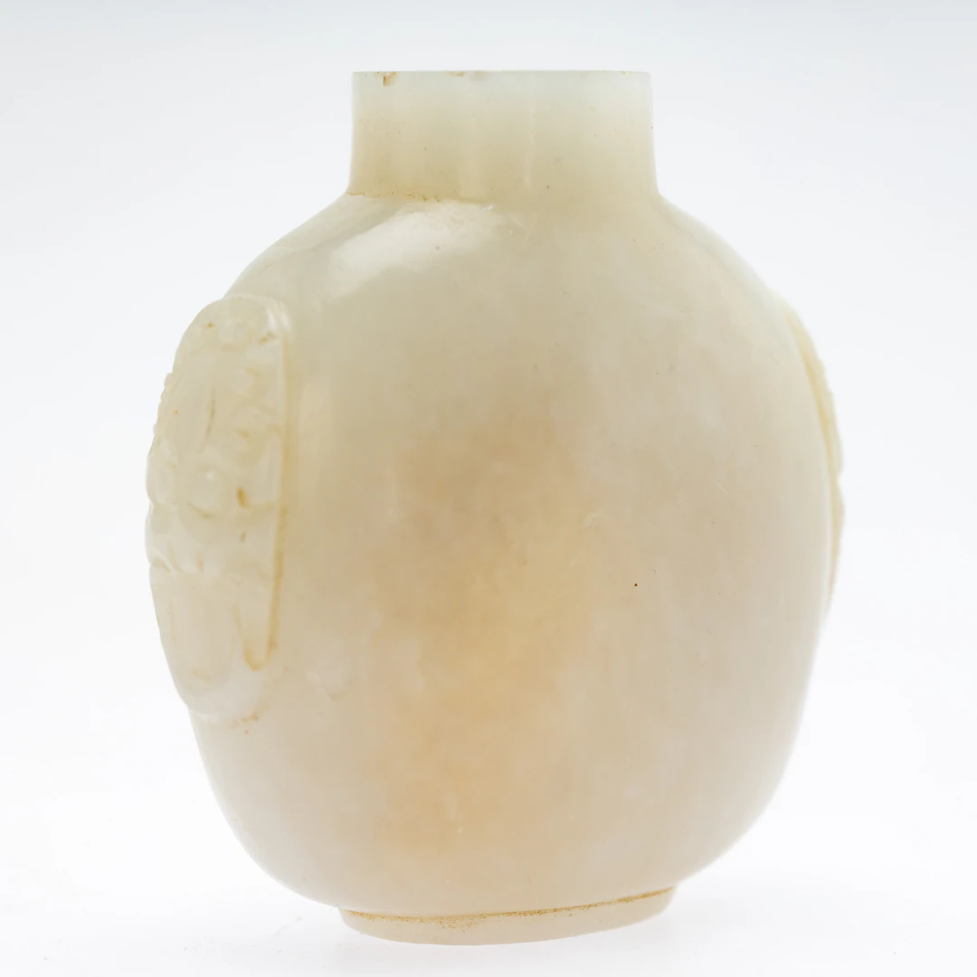 Schnupftabakflasche / Snuff bottle, Jade, China, späte Qing-Dynastie.