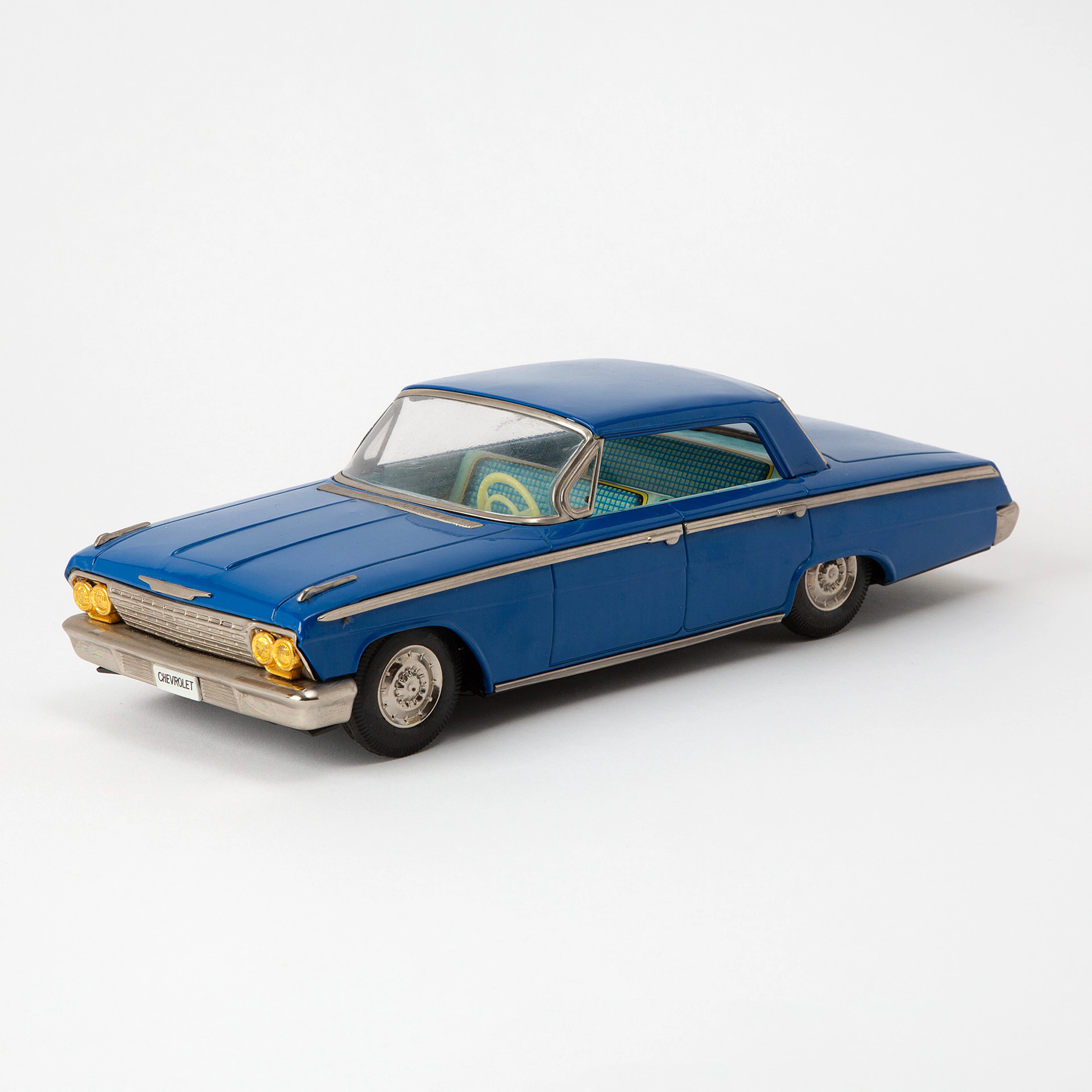 ATC. "Chevrolet", 1963 års modell, friktion, litograferad plåt, Japan