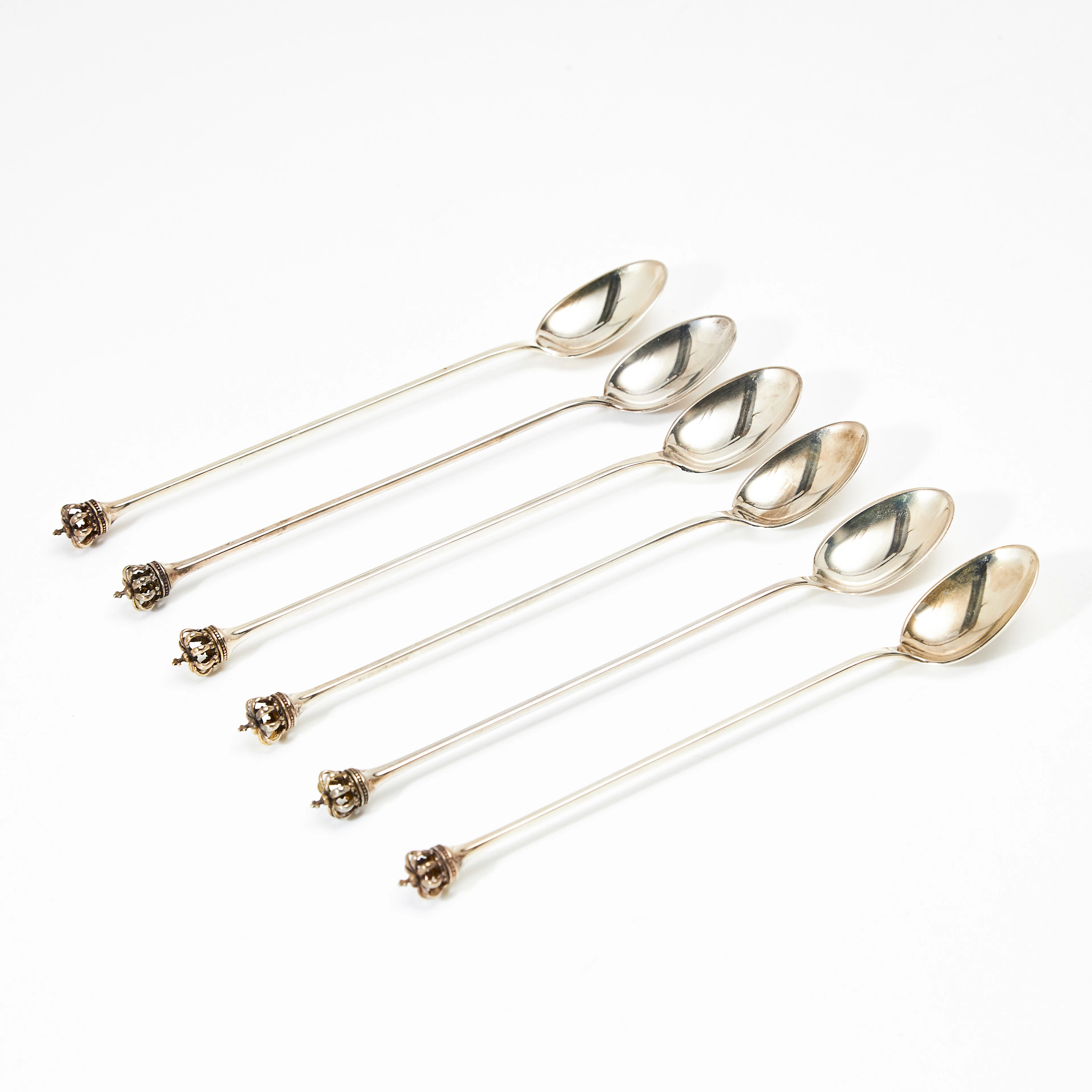 COCKTAILSKEDAR, 6 st., sterlingsilver, Dansk Guldindustri, Danmark.