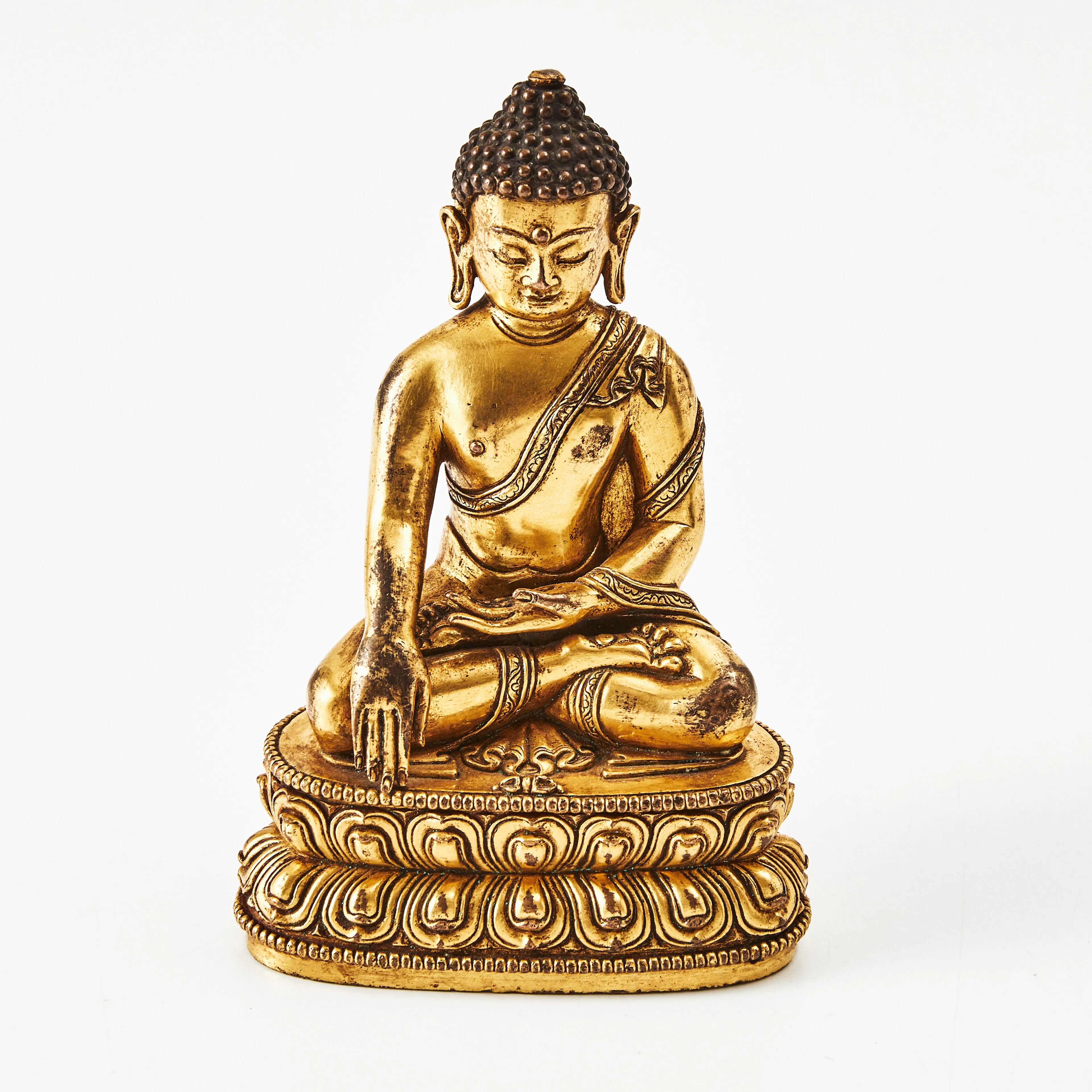 BUDDHA, brons, Asien, Shakyamuni, förseglad med bottenplatta.