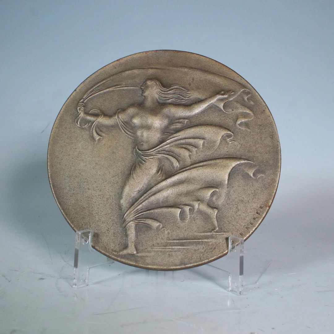 ARNO BREKER (1900-1991). Medaille, '' Allegorie auf die Hoffnung/Tanzende