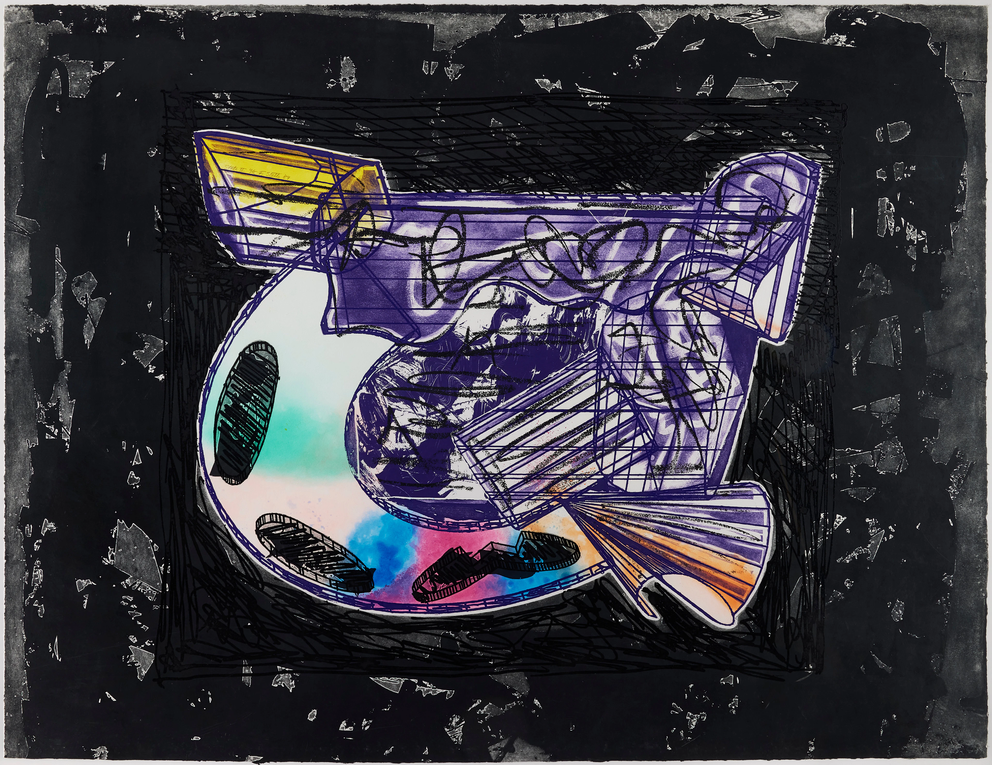 FRANK STELLA (USA, 1936–2024). "Giufà e la Berretta Rossa, State II".