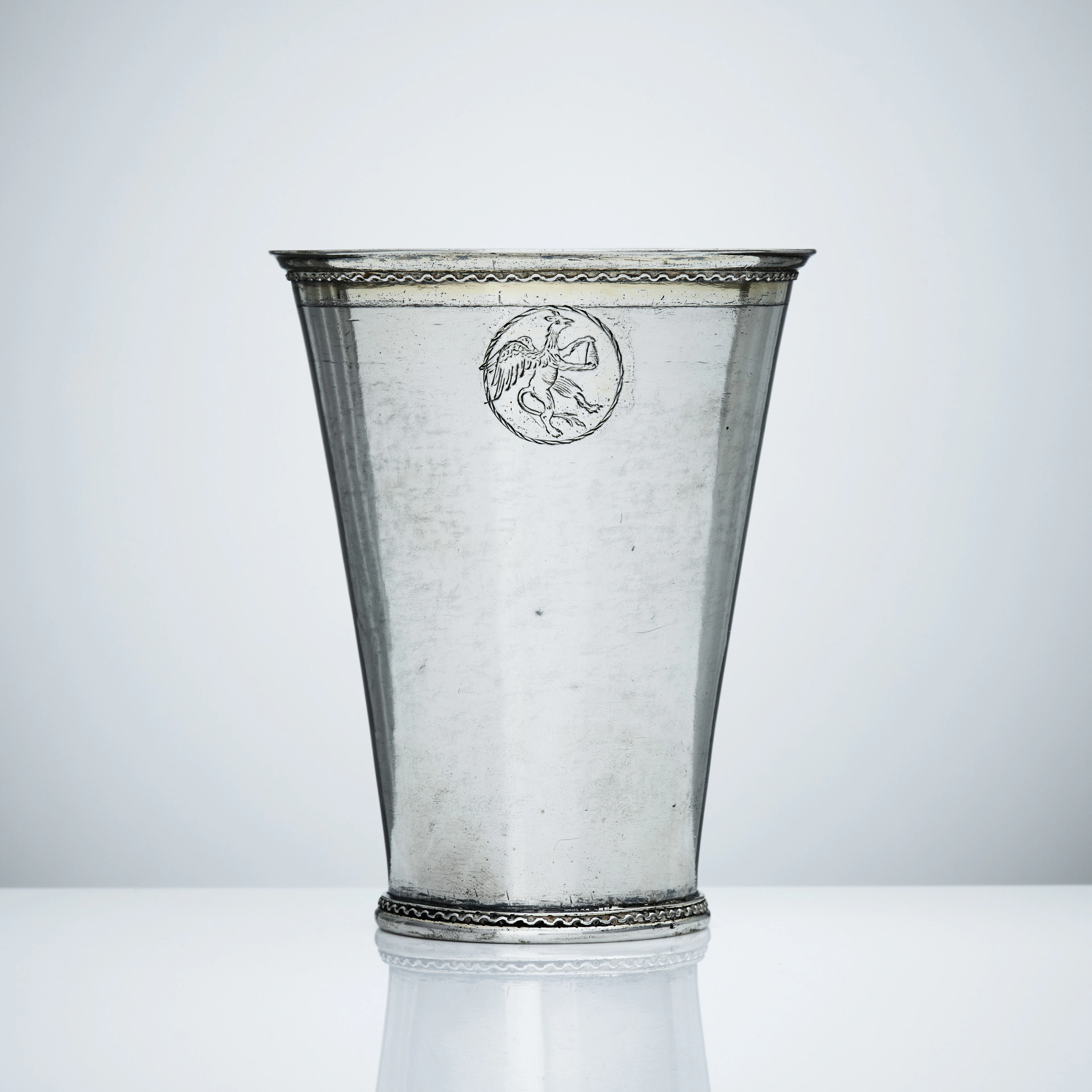 WOLTER SIEWERS. Bägare, silver, Norrköping 1707. Karolinsk.