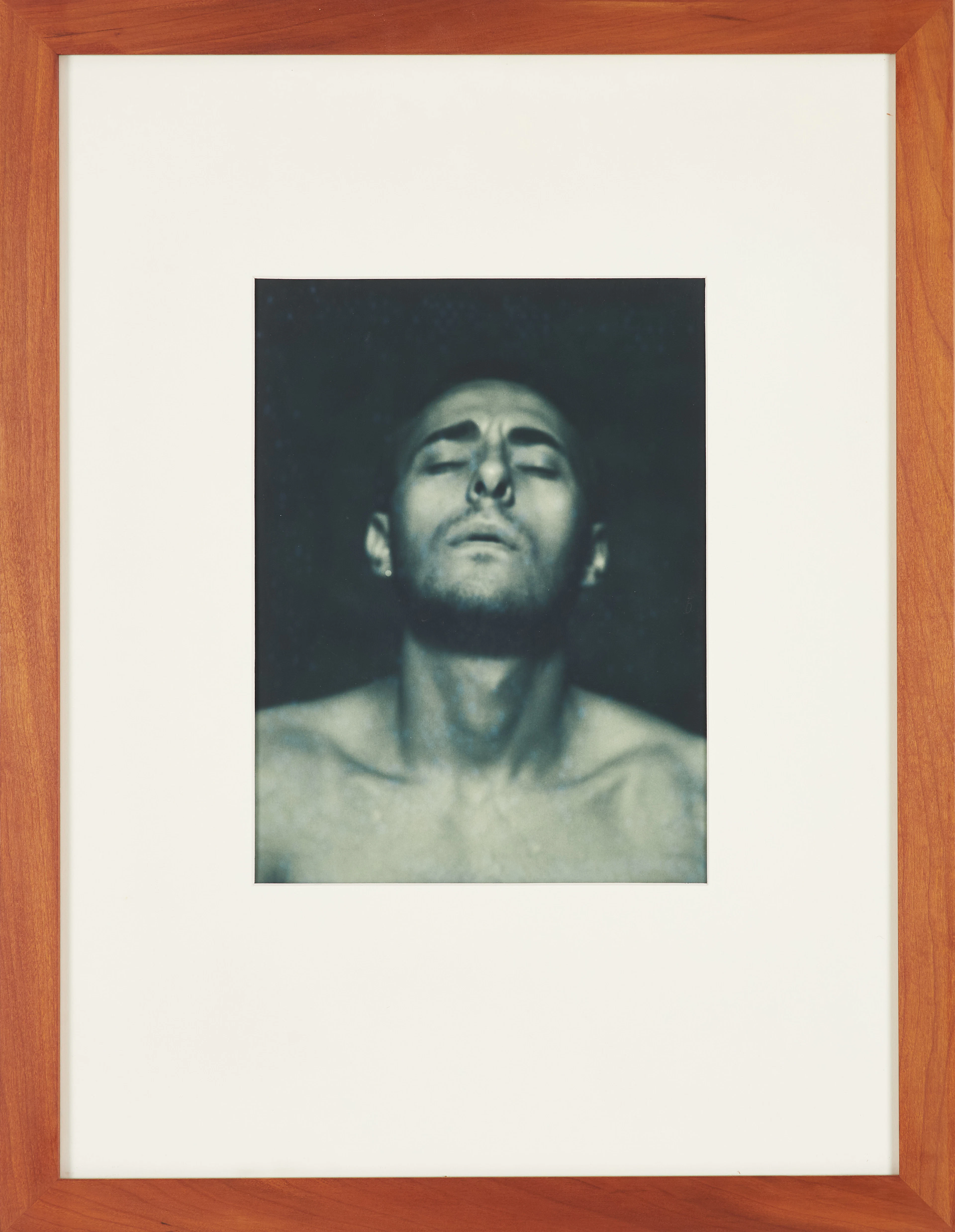 DAWID (BJÖRN DAWIDSSON). Självporträtt, 1978, fotografi, á tergo stämpel