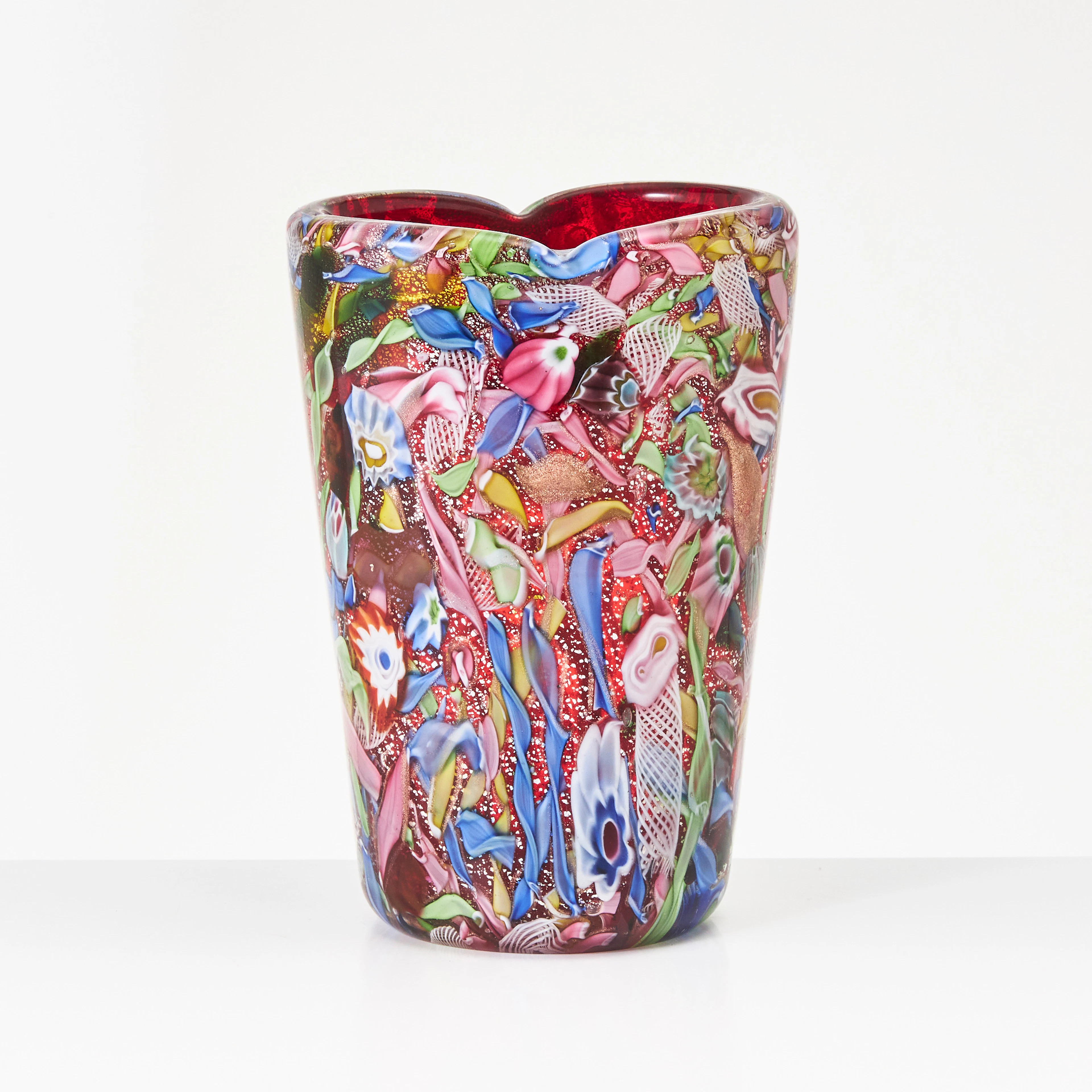 DINO MARTENS. Vas ur serien "Tutti Frutti", Aureliano Toso, Murano