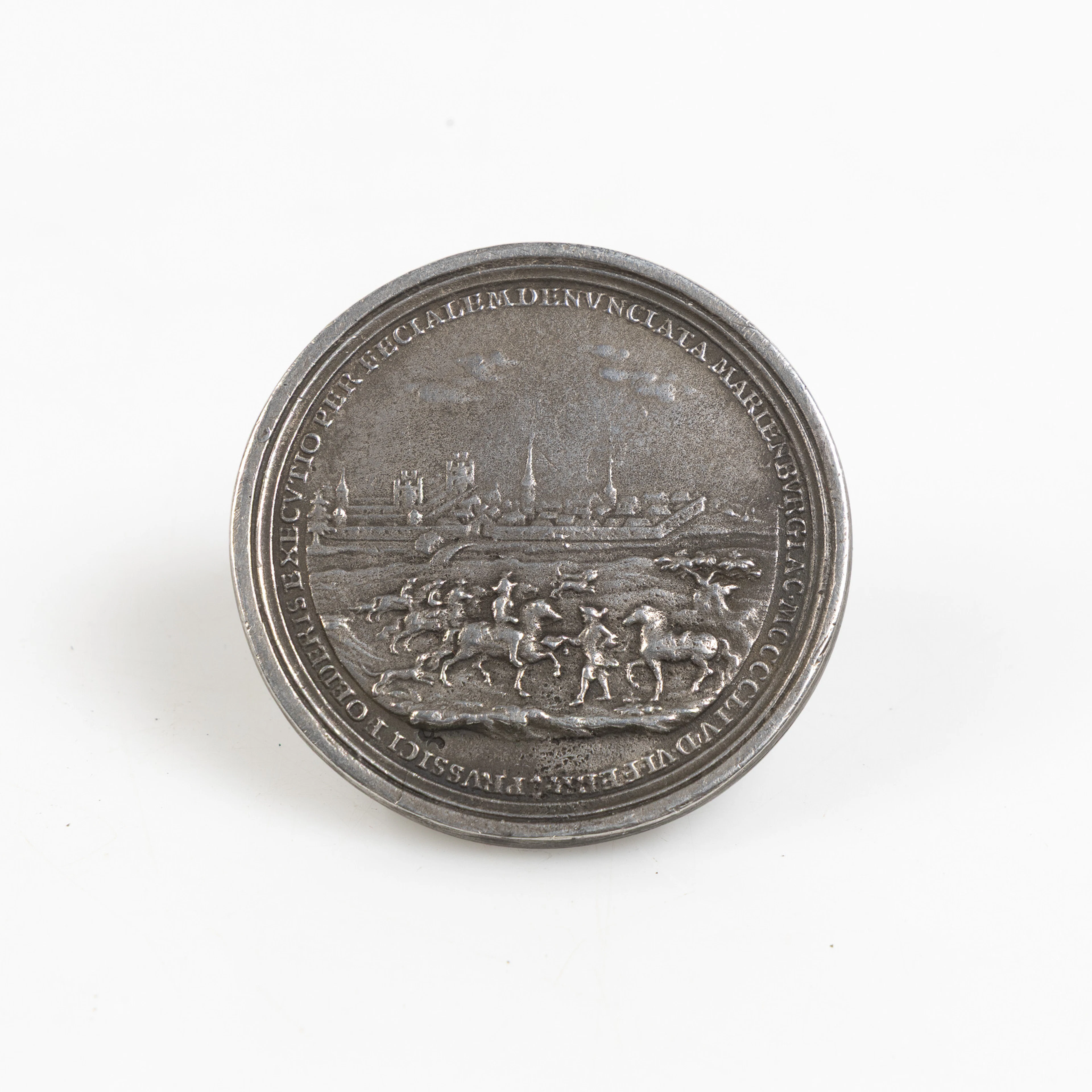 MINNESMEDALJ, August III, medalj präglad i silver, Preussen och Toruns