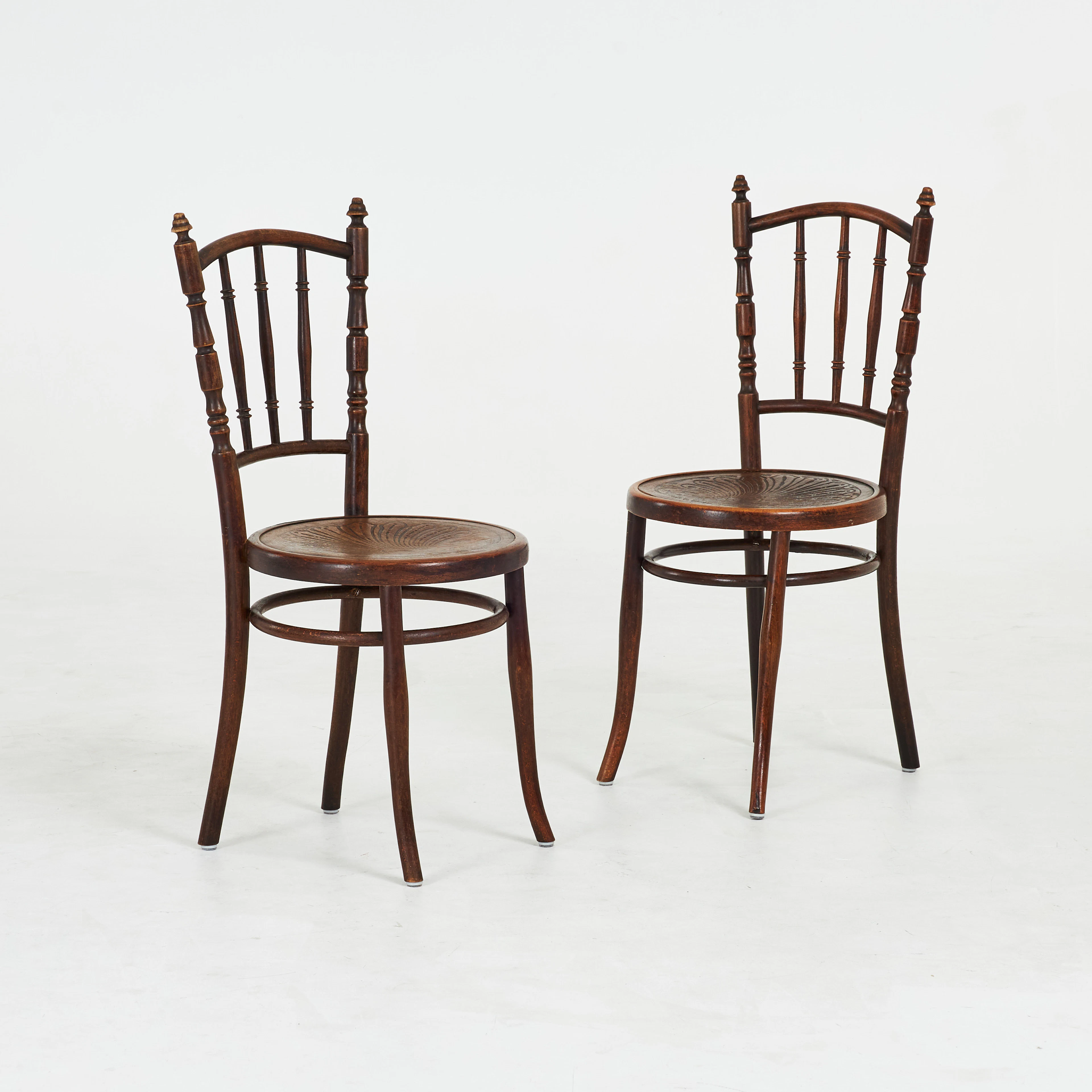 CAFÉSTOLAR. 1 par, Josef Hofmann, Österrike, 1900-talets början.