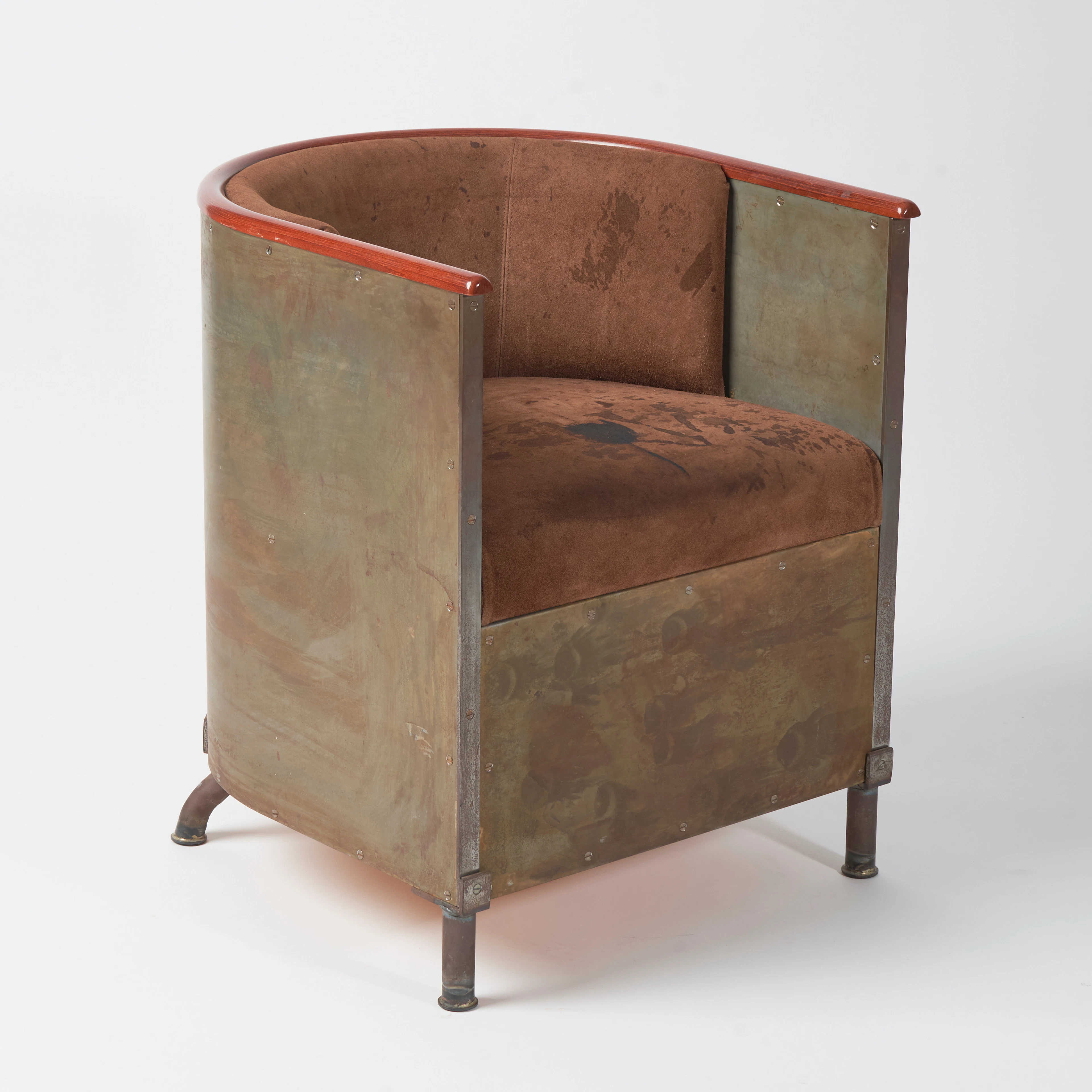 MATS THESELIUS. Källemo, Armlehnstuhl / Easy Chair, Modell 'JÄRN/MOCCA