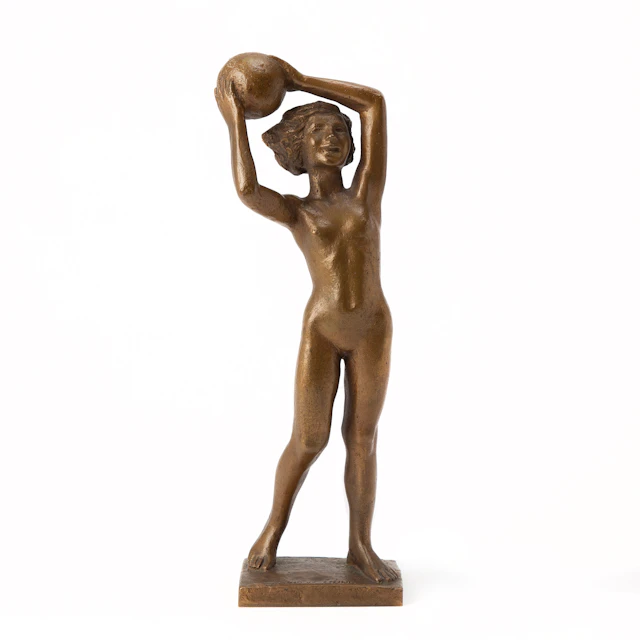 DAVID WRETLING. "Flicka med boll".