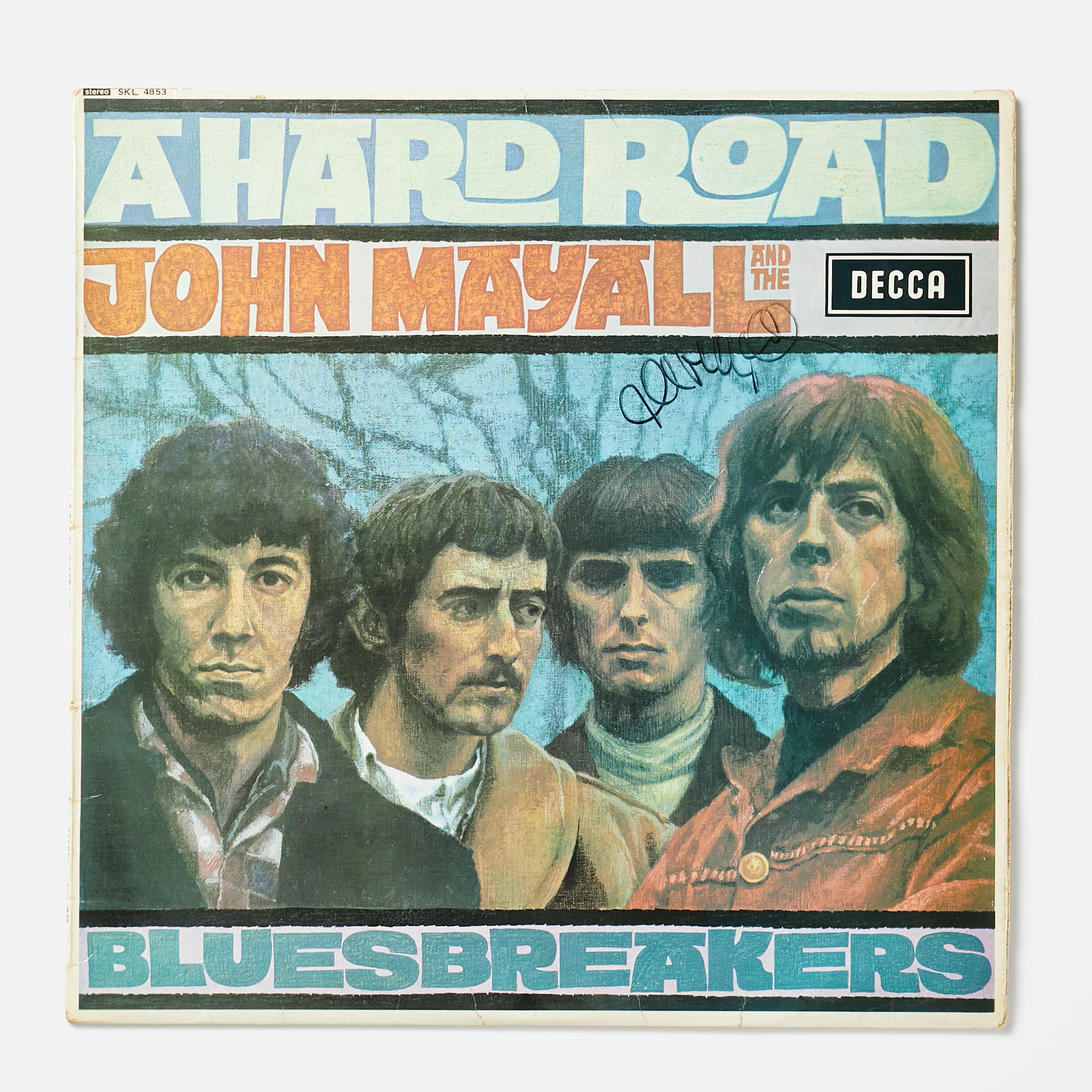 JOHN MAYALL (John Mayall and The Bluesbreakers), signerad skiva, LPn