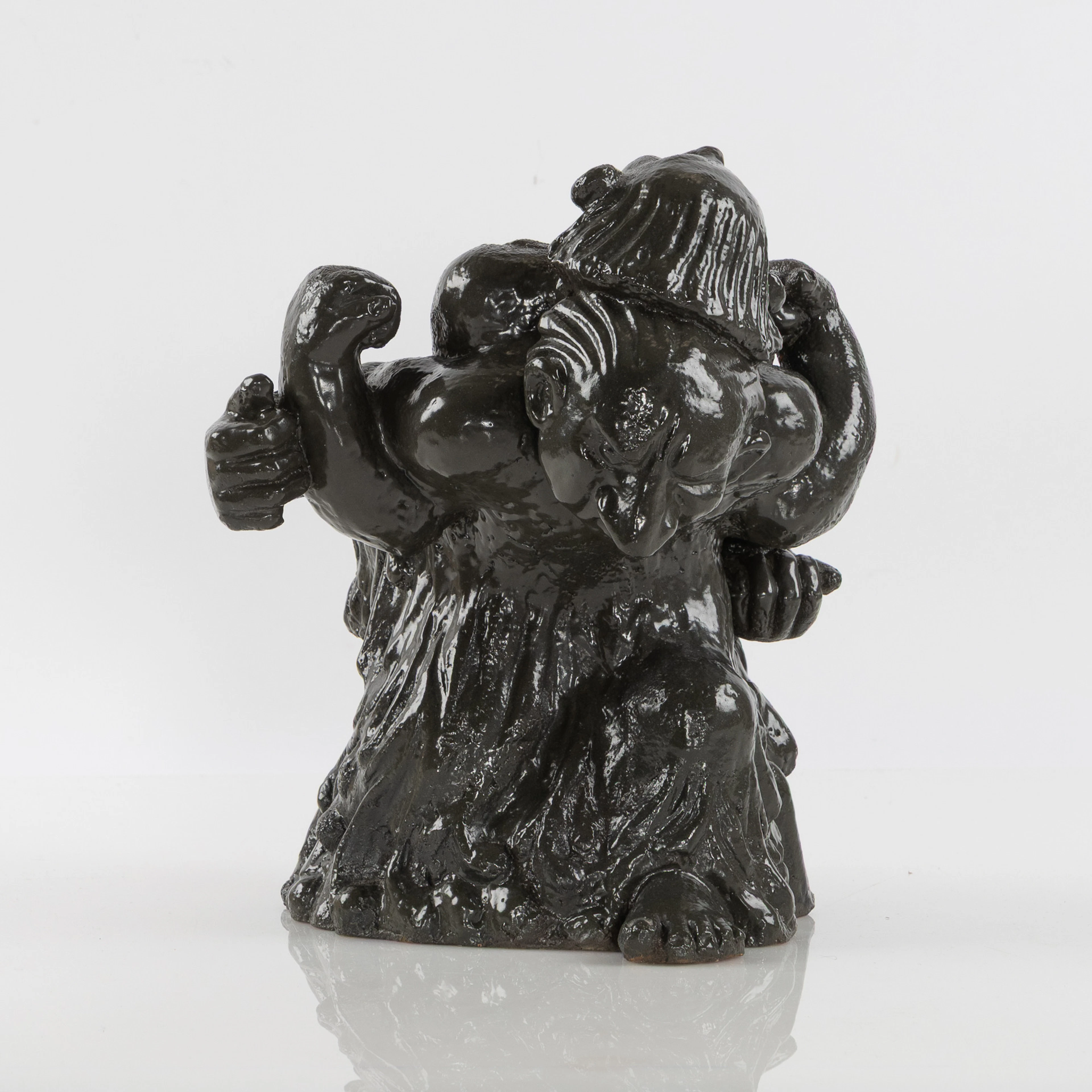 ÅKE HOLM. "Bryta rygg", glaserad terrakotta, 1941.