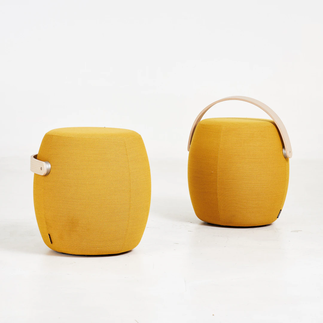 MATTIAS STENBERG. Sittpuffar, 1 par, "Carry on" för Offect, klädd