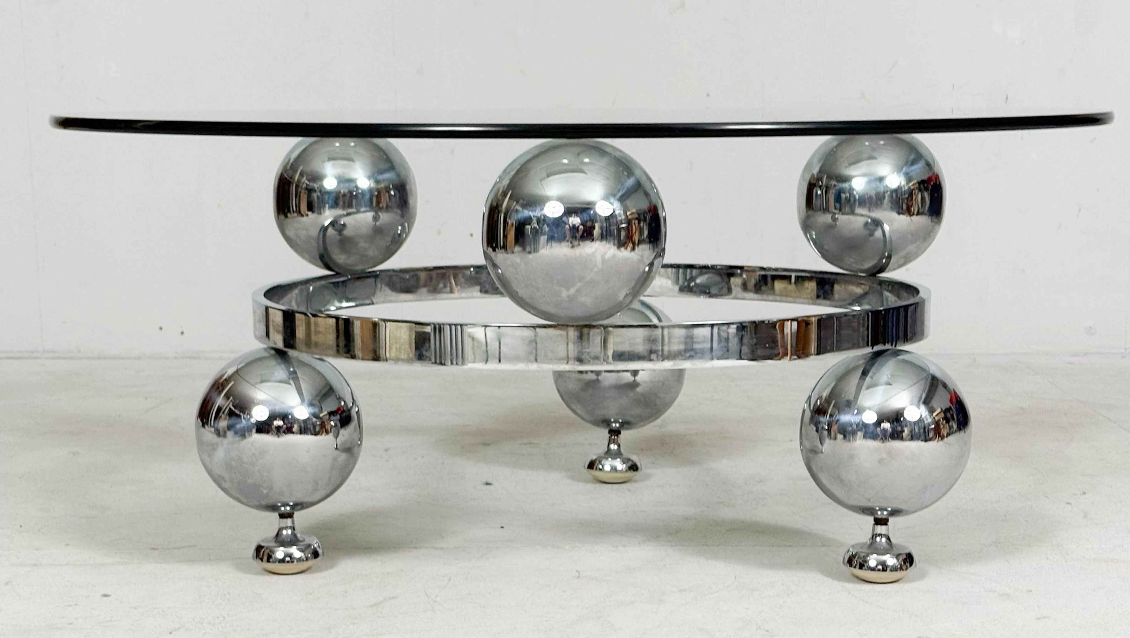 Space Age/Sputnik/Atomic, Coffee Table, Couchtisch, Deutschland, 1970er Jahre.