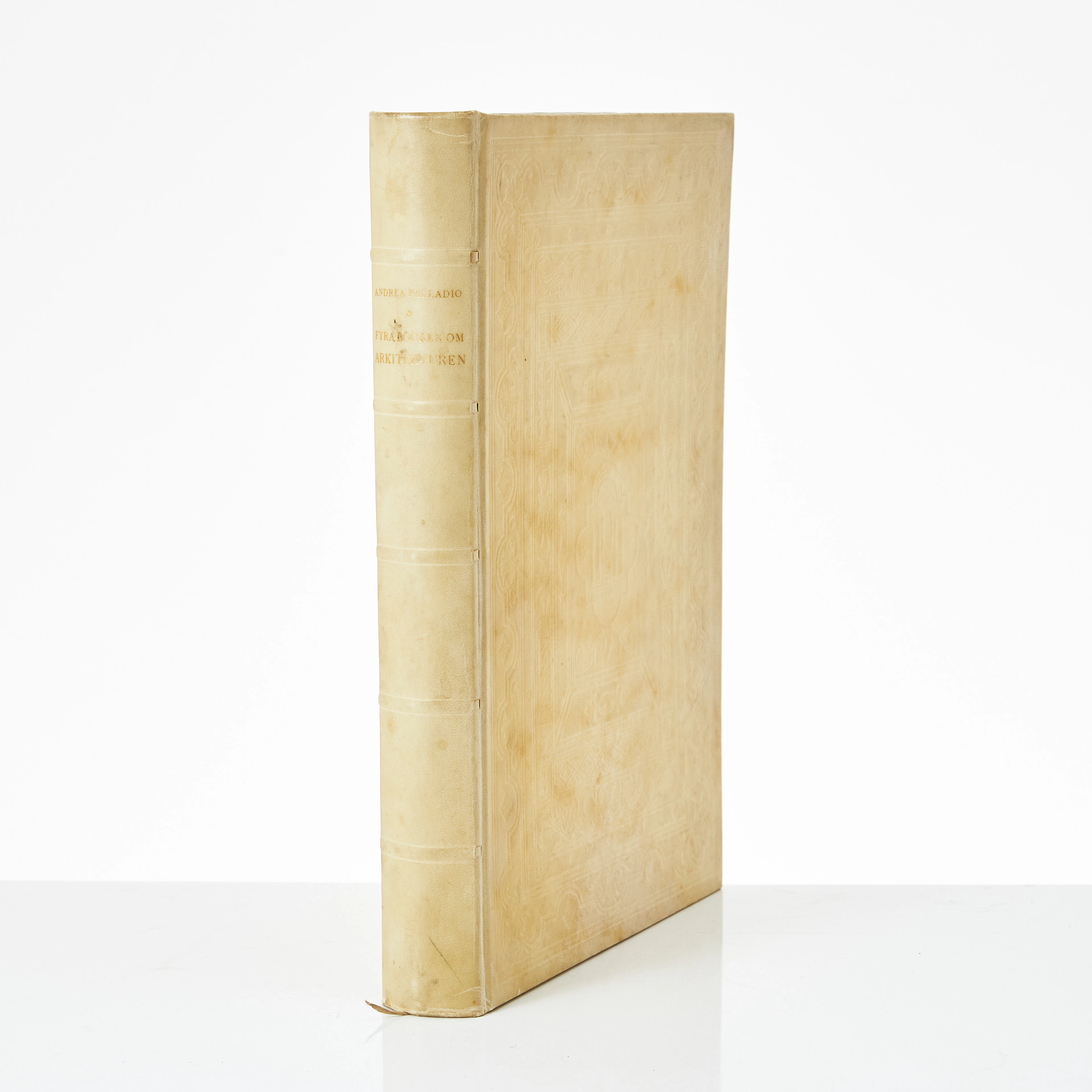 PALLADIO, FYRA BÖCKER OM ARKITEKTUREN, PROVENIENS CRONSTEDT, 1928.