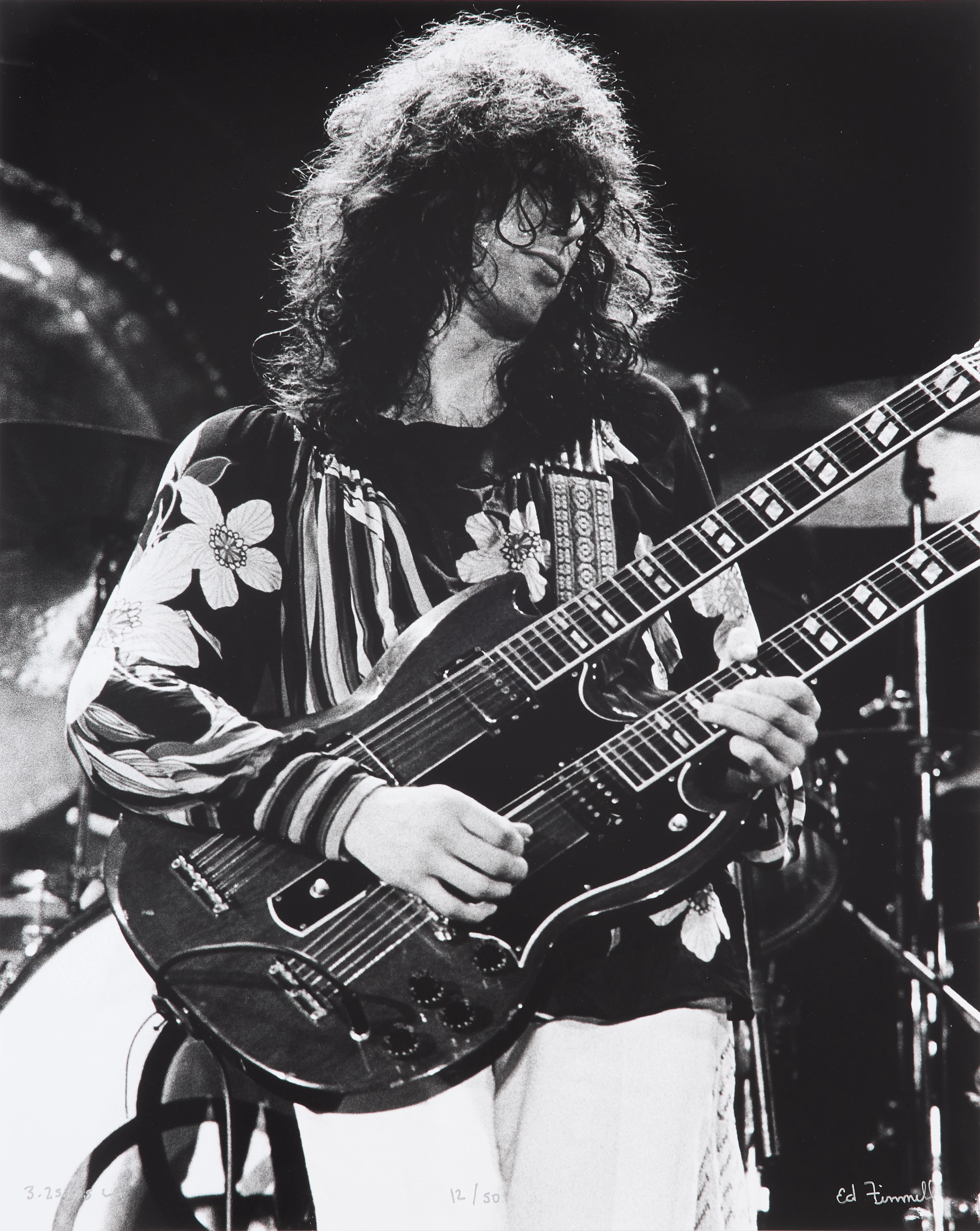 ED FINNELL. "Jimmy Page, Led Zeppelin, Physical Graffiti Tour'', Los