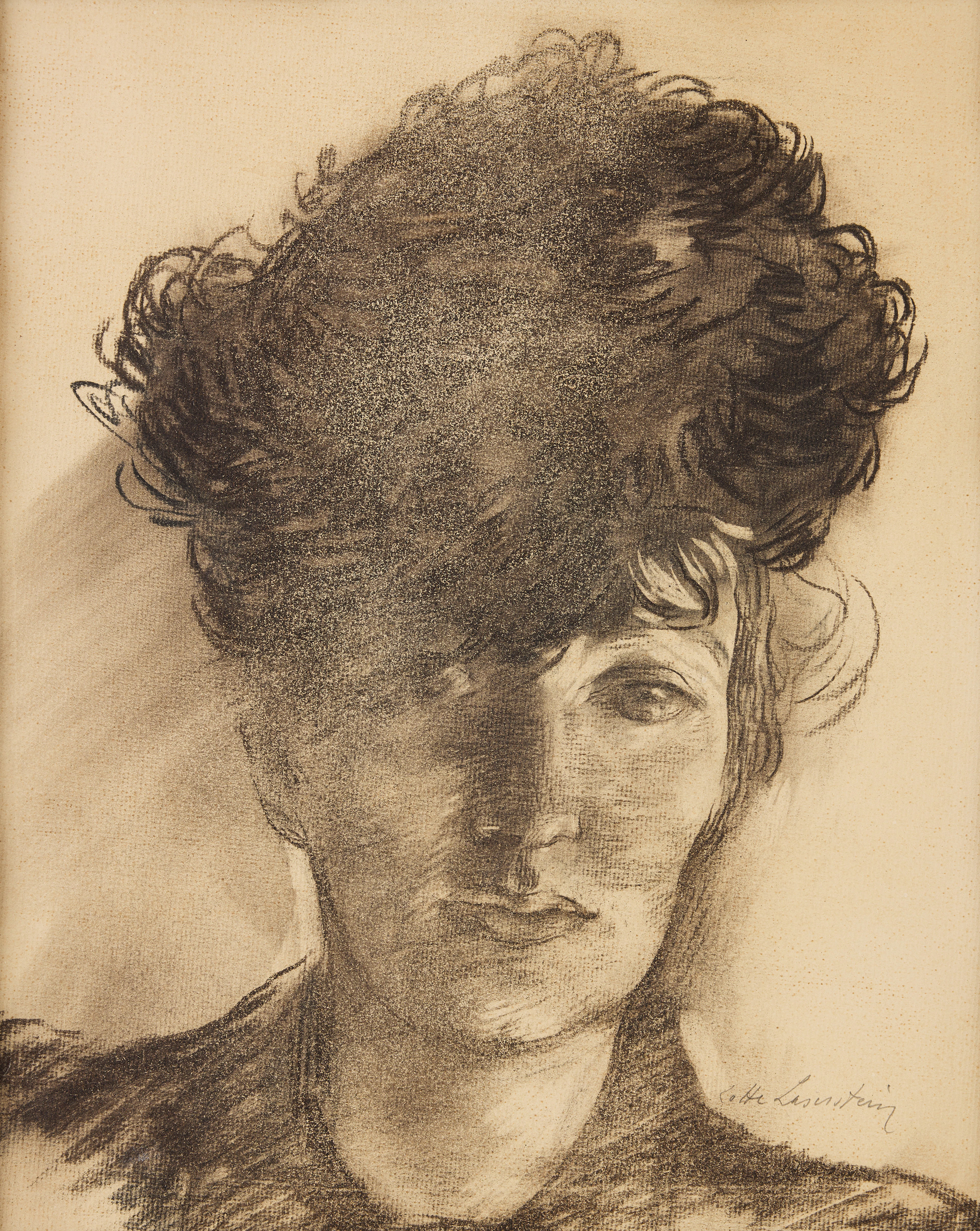 LOTTE LASERSTEIN. Kvinnoporträtt.