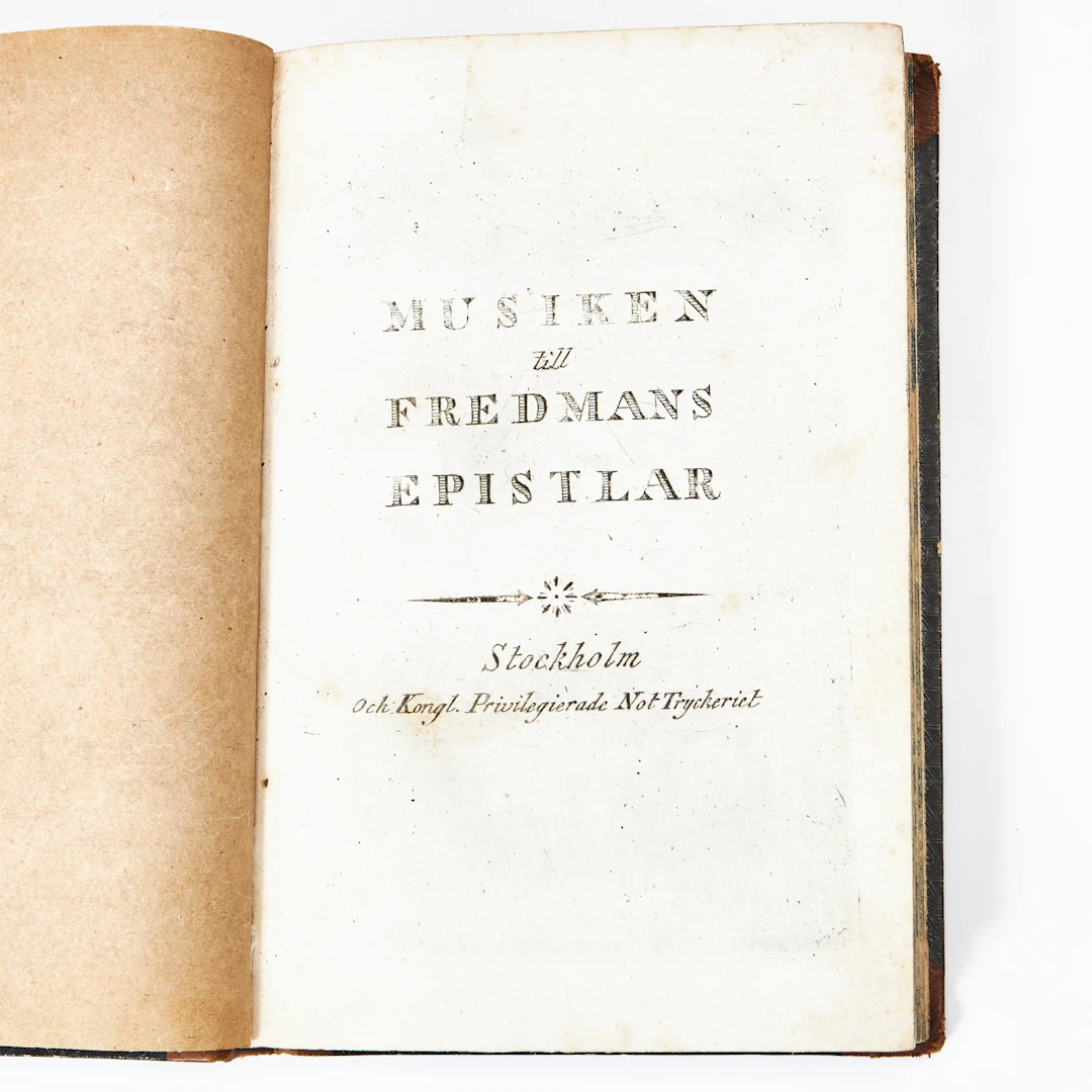 BELLMAN, 3 vol. Fredmans epistlar, Musiken, Fredmans handskrifter