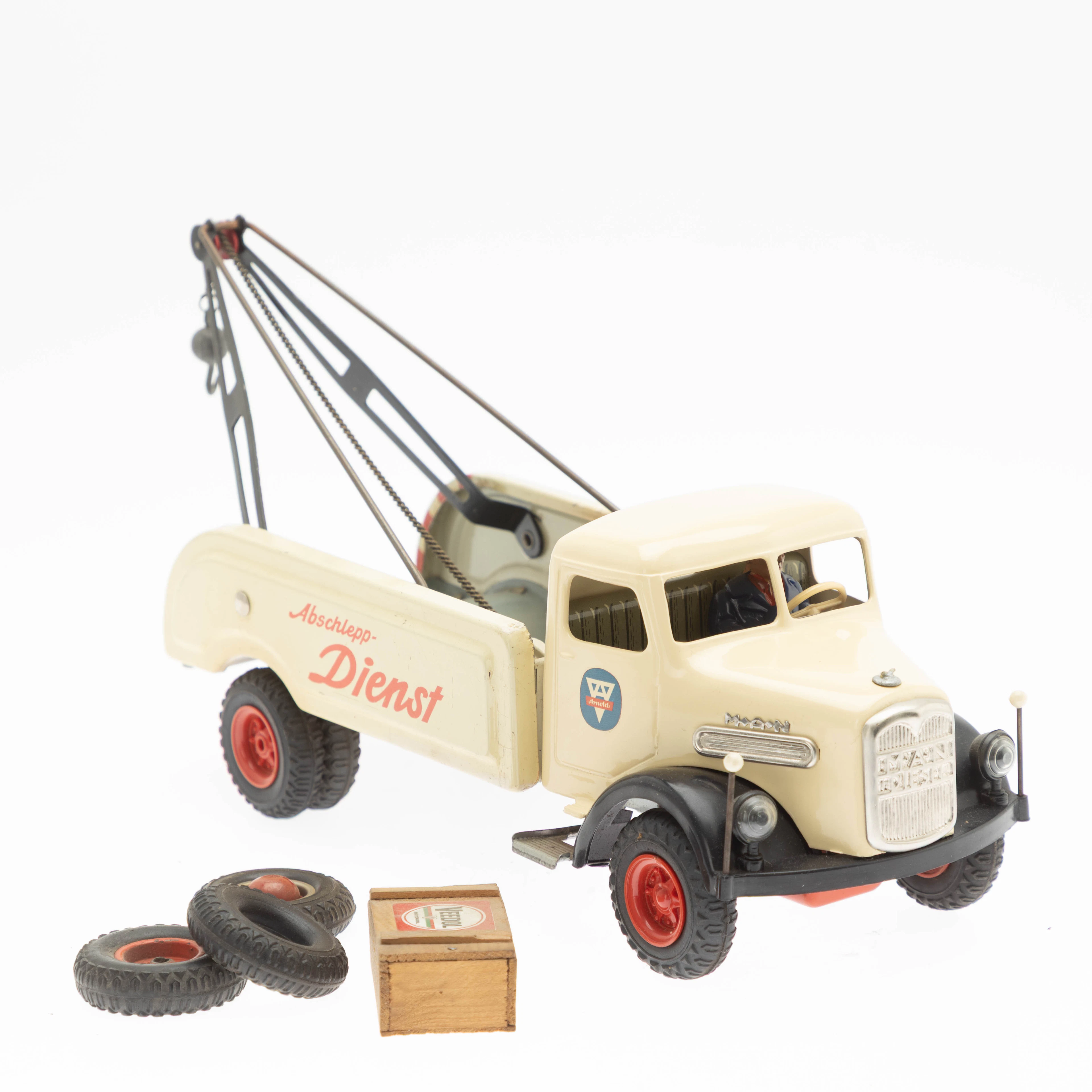 Arnold, Abschleppwagen MAN Service LKW, Deutschland, 1950er Jahre.