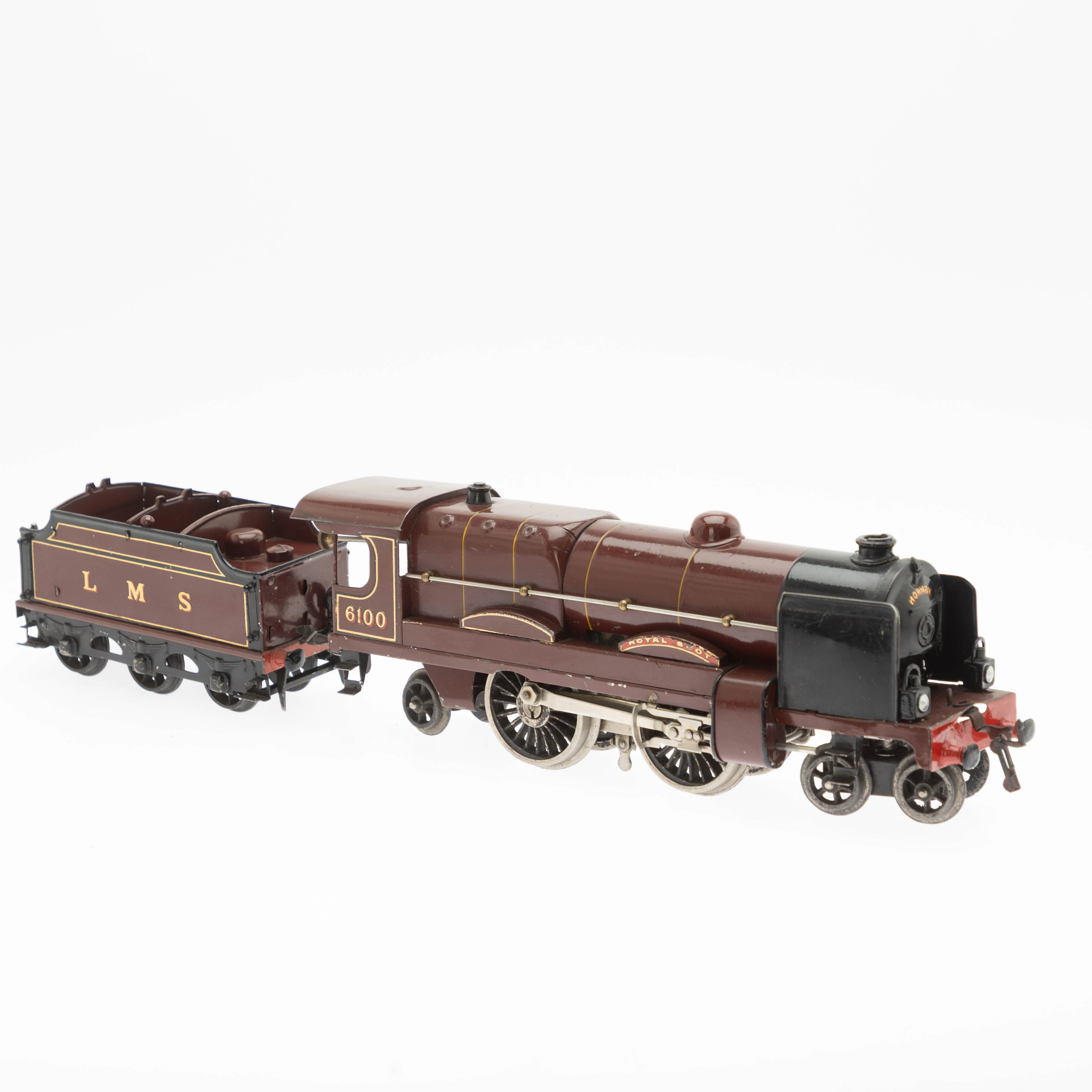 HORNBY. Lokomotive mit Schlepptender „Royal Scot“ 6508, Spur 0, 20. Jh.