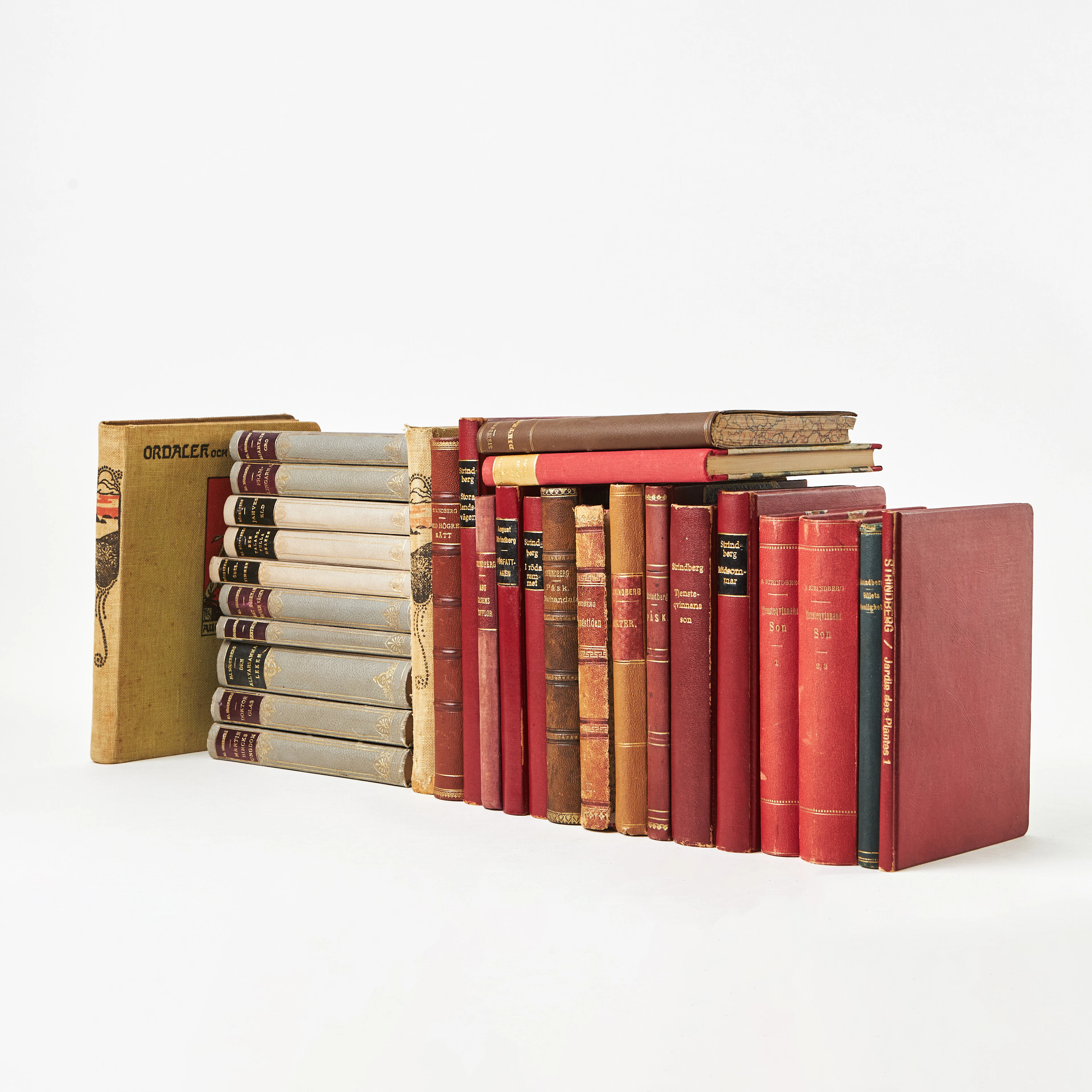 SAMLING STRINDBERG OCH SÖDERBERG, BL.A. I ORIGINAL, 29 vol.