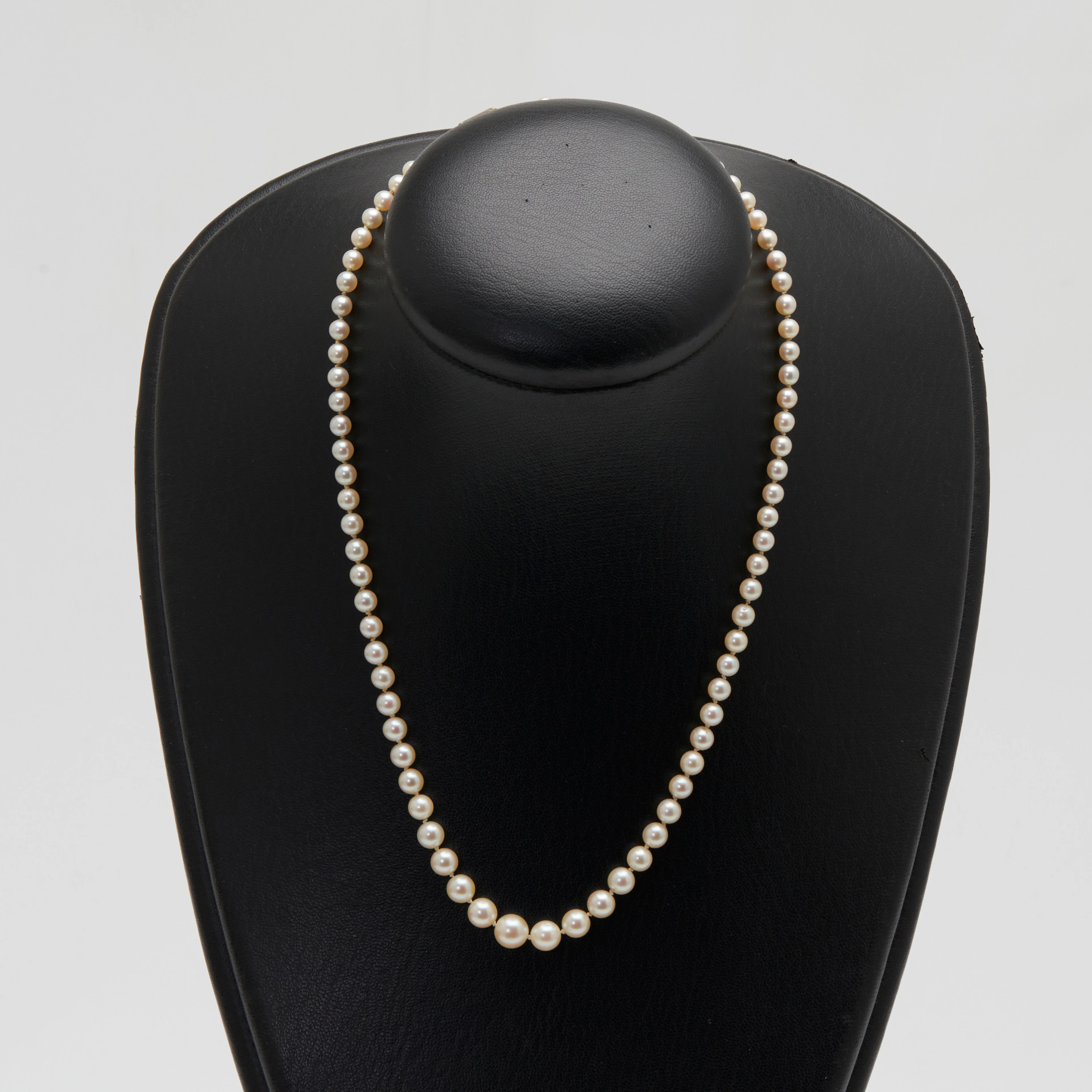 KETTE, 585er Gelbgold, Perlen.
