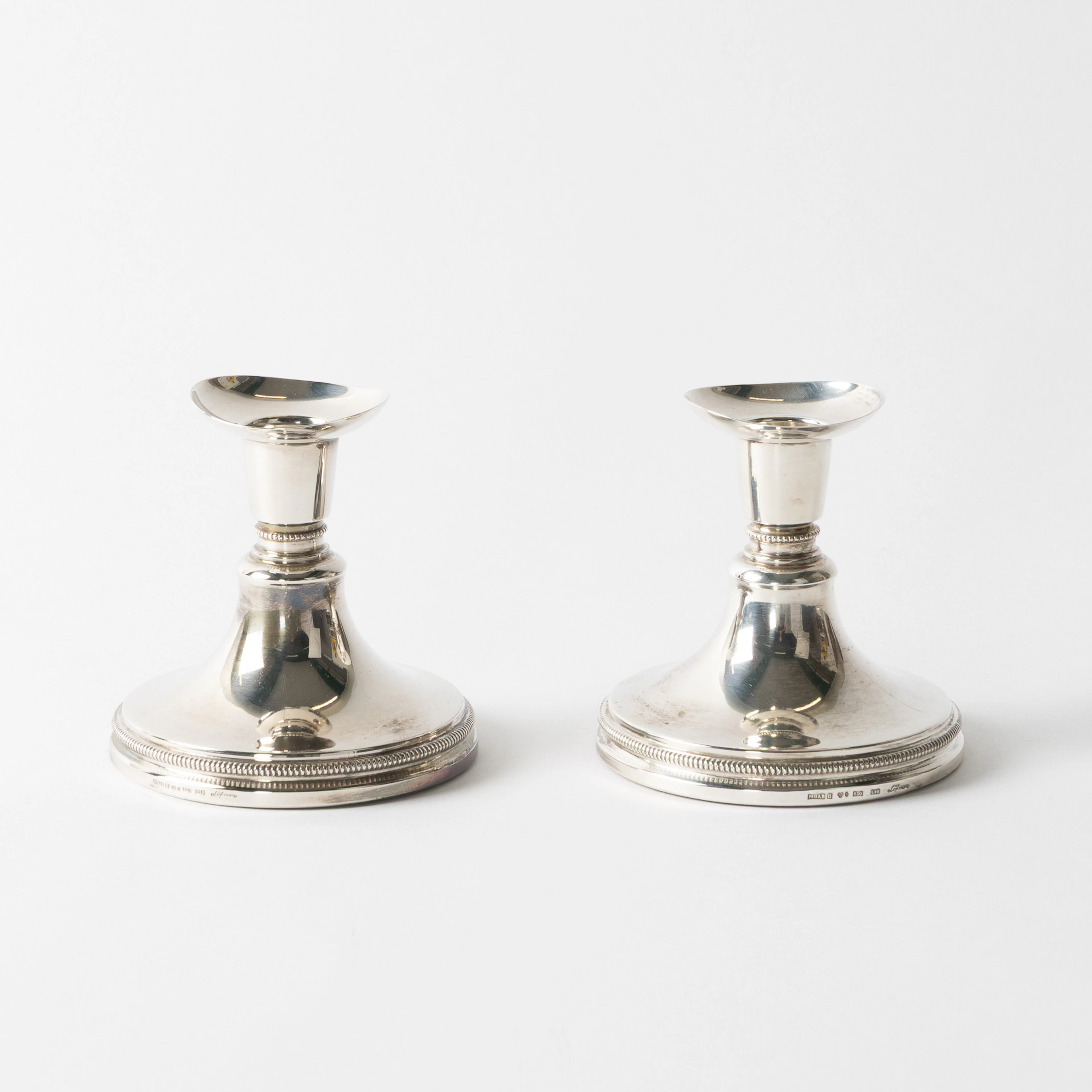 ERIC LÖFMAN. Ljusstakar, 1 par, "Classic", silver.