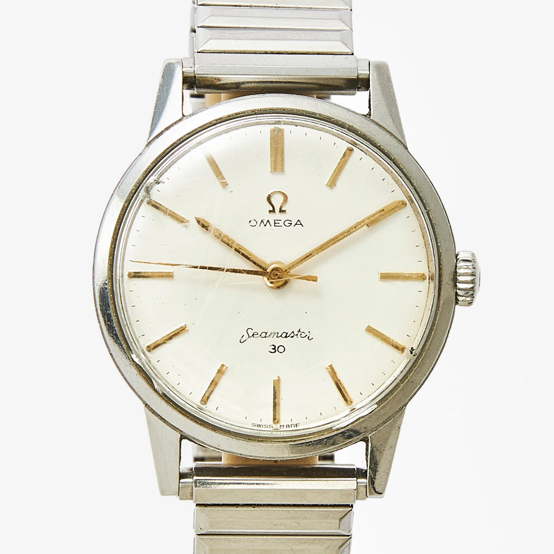OMEGA, Seamaster 30, armbandsur, 35 mm, stål, ca 1963.