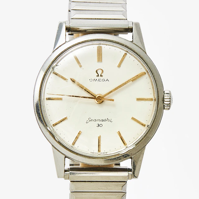 OMEGA, Seamaster 30, armbandsur, 35 mm, stål, ca 1963.